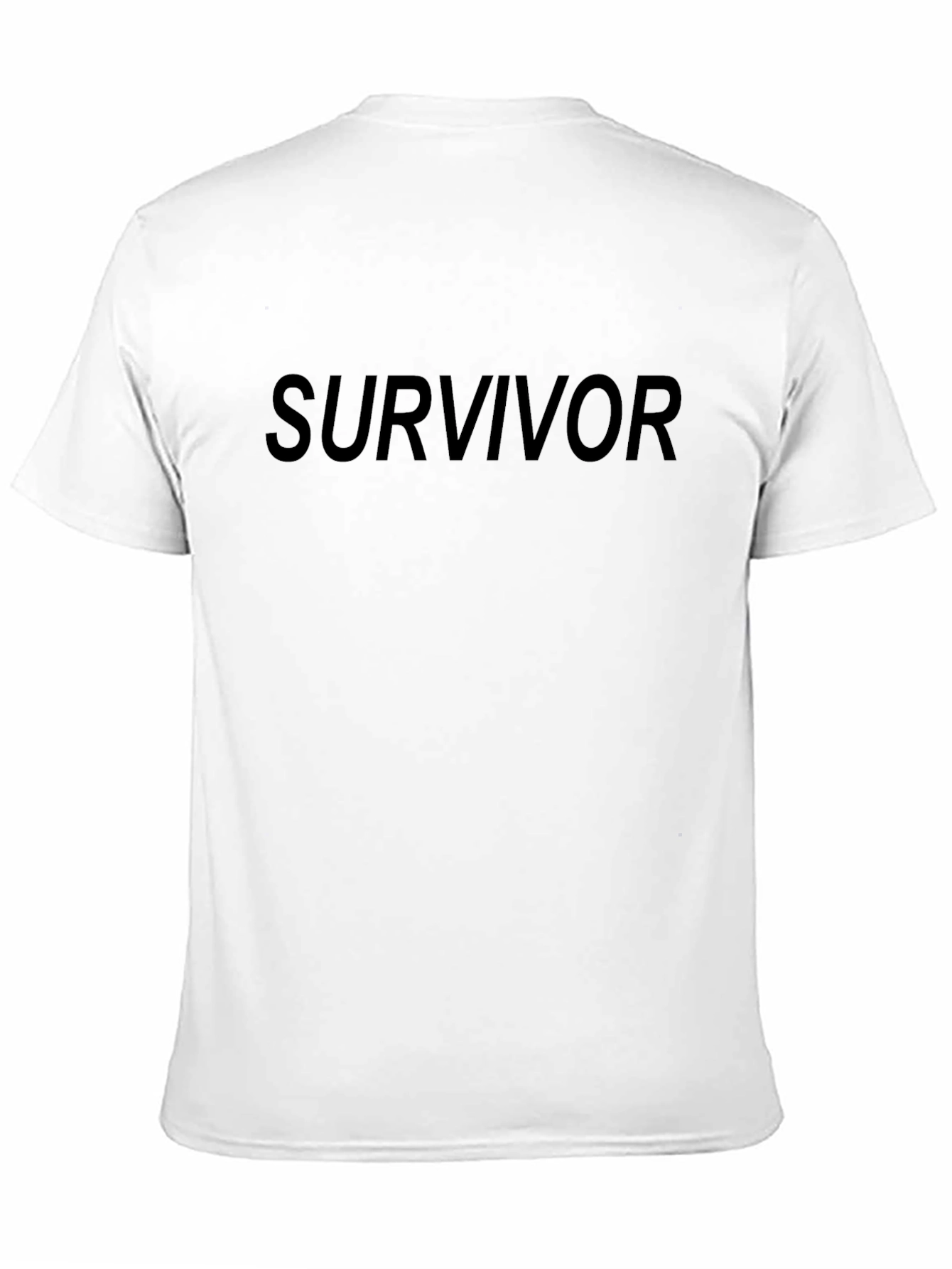 Survivor Tee - Classic Black Graphic T-Shirt