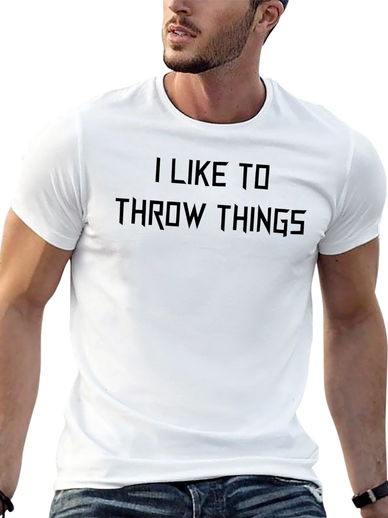 I Like To Throw Things - Funny T-Shirt