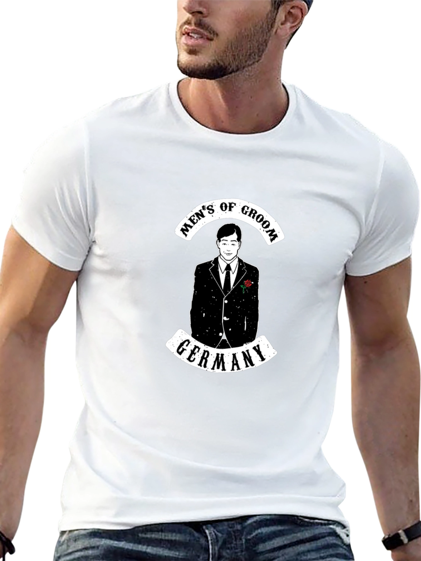 Mens of Groom Germany Graphic T-Shirt