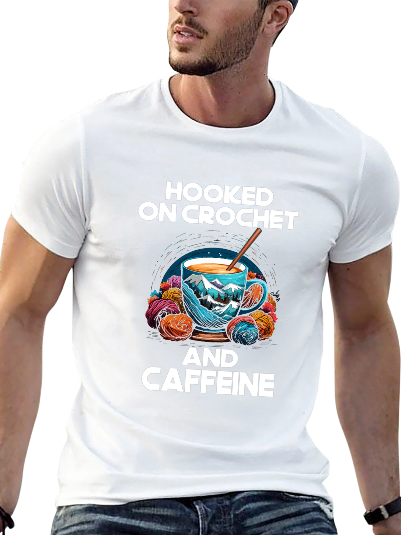 Hooked On Crochet and Caffeine T-Shirt