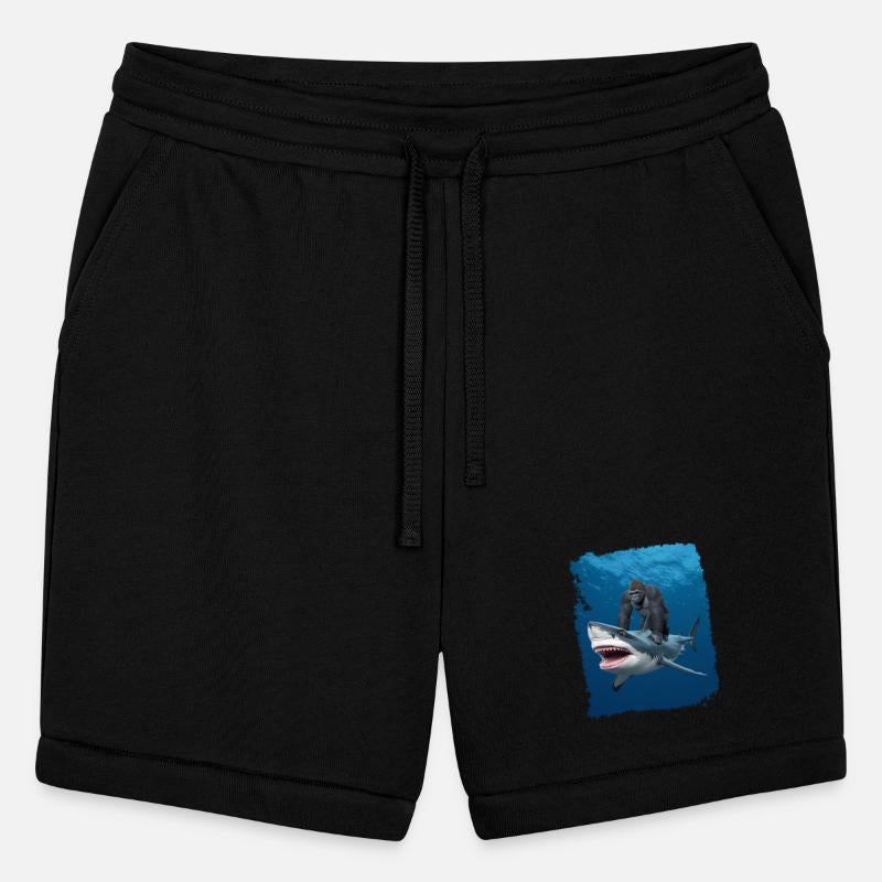 Funny Meme I Love Shark I Love Gorilla Weird