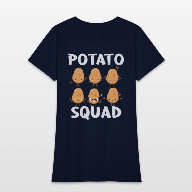 Funny Potato Cute Kawaii Style Potato Squad