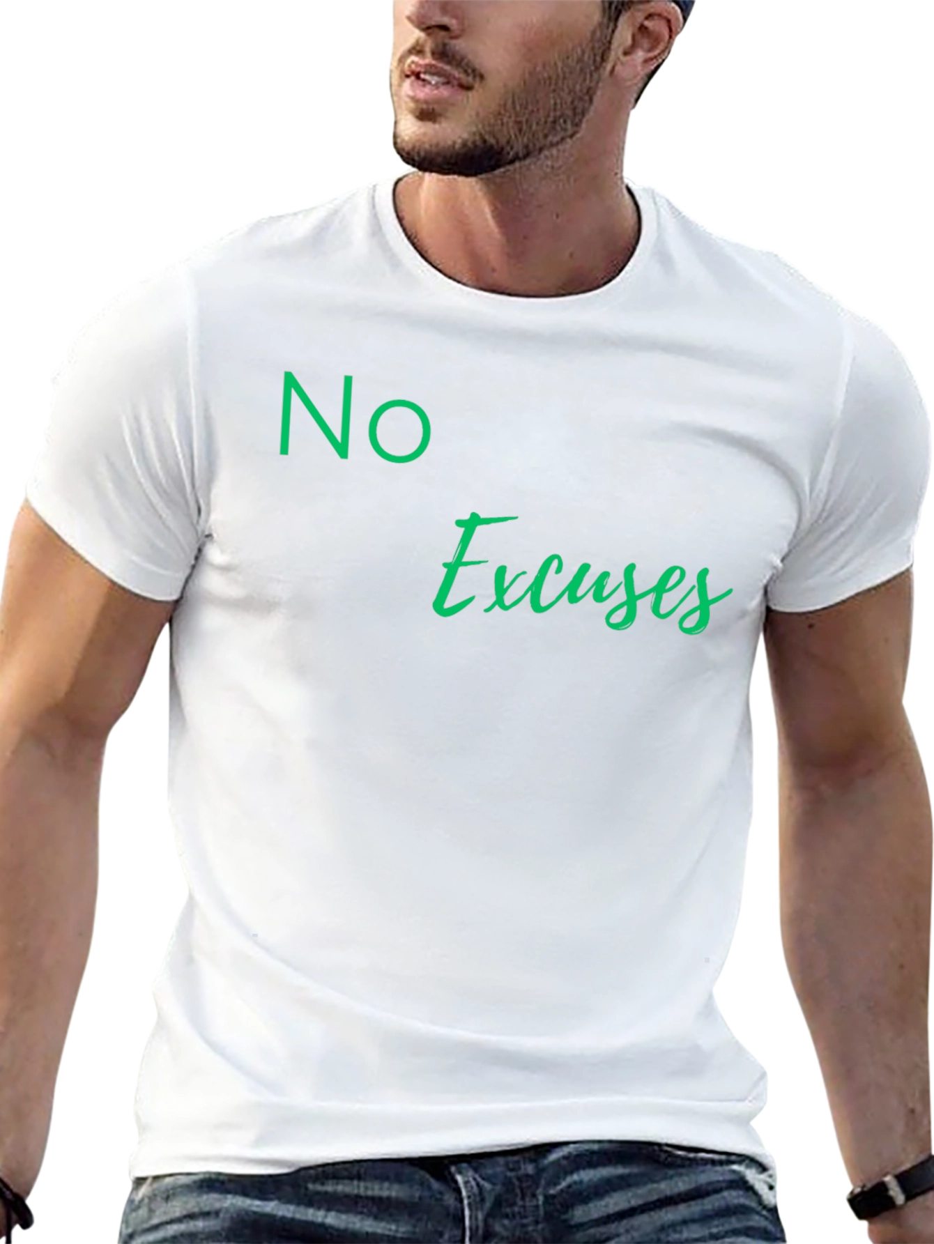 No Excuses Black T-Shirt