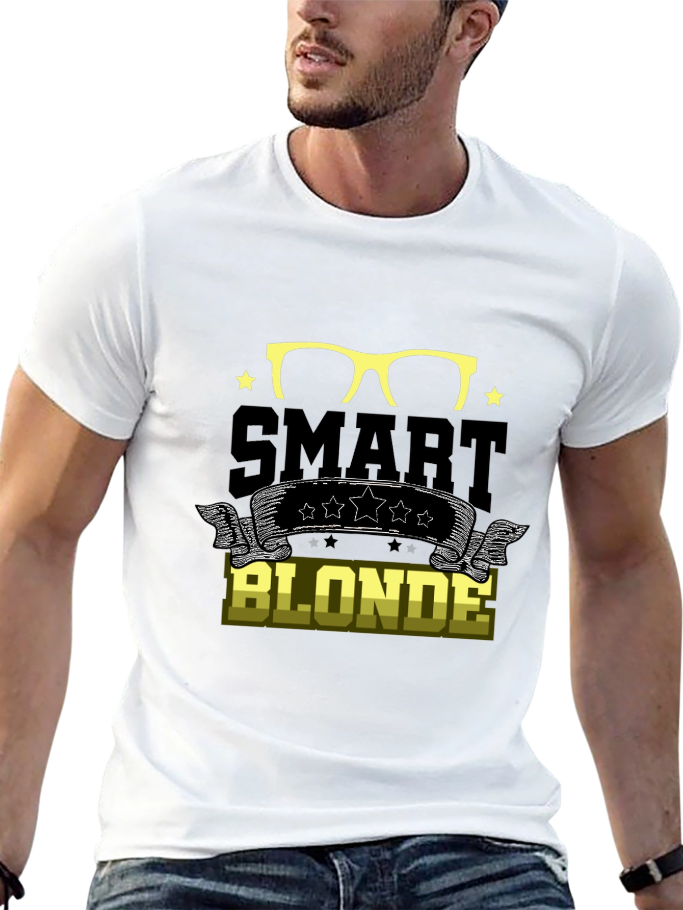 Smart Blonde T-Shirt Funny Graphic Tee