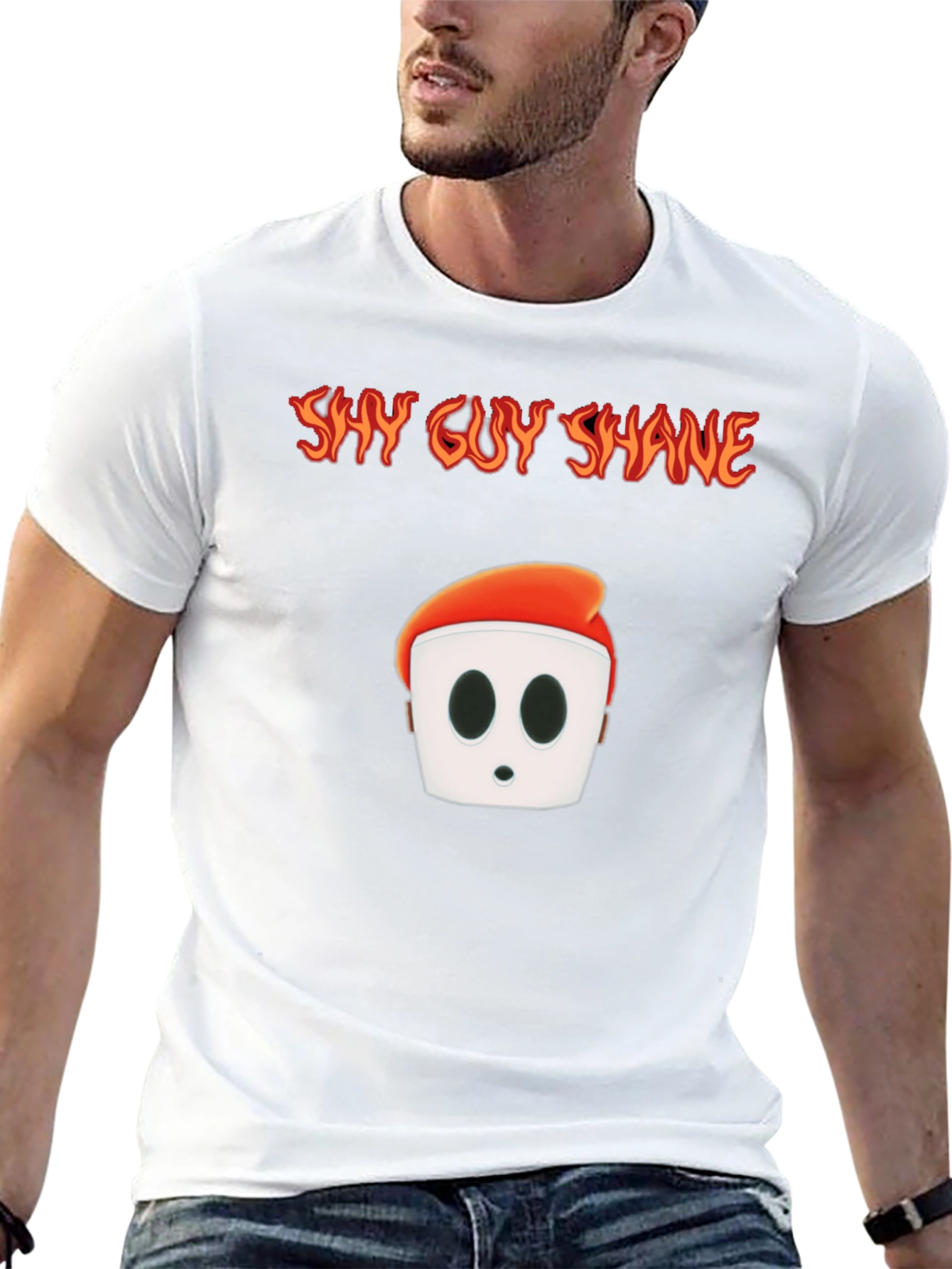 Shy Guy Shane Black T-Shirt
