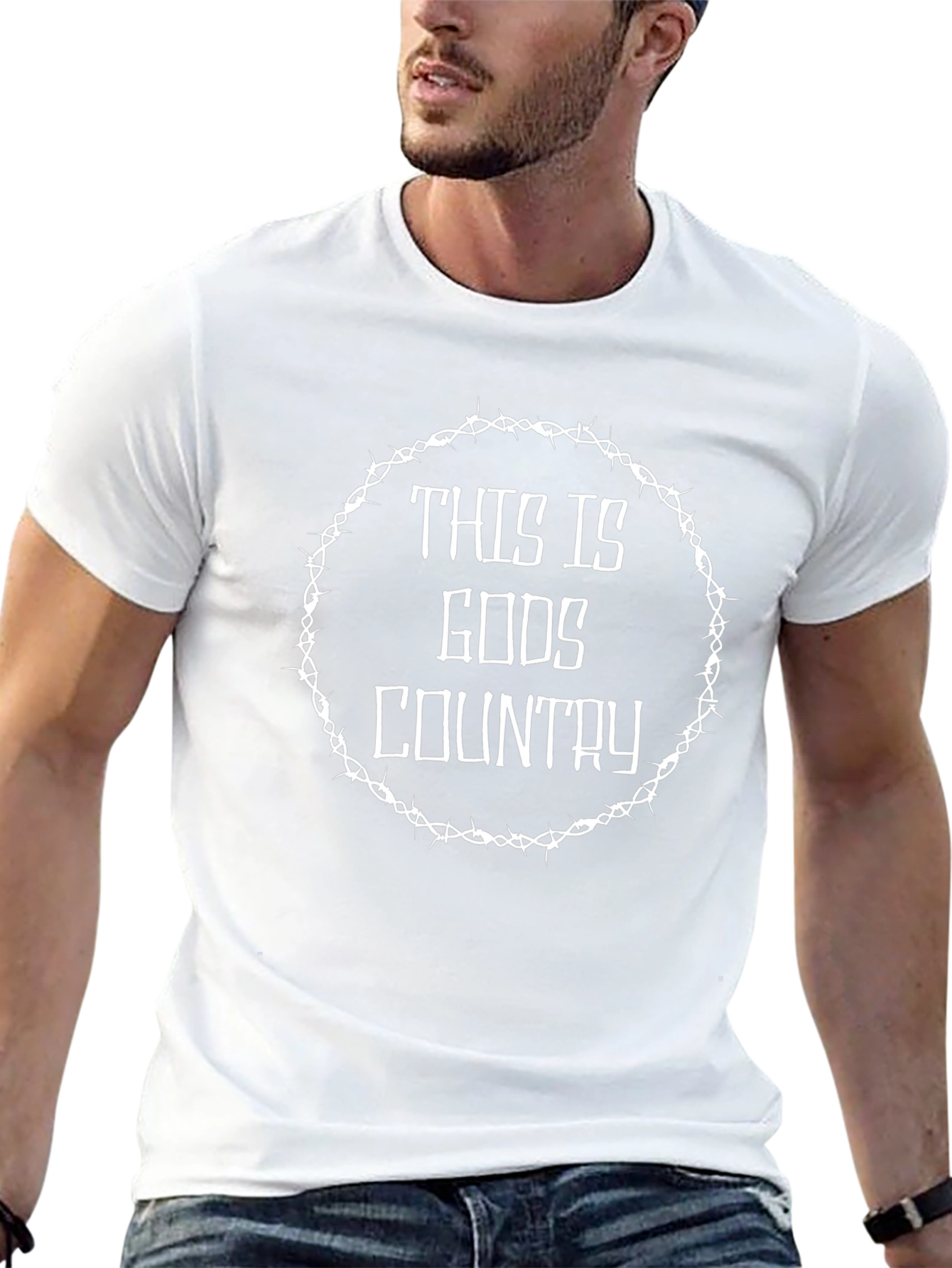 Gods Country Graphic Tee - Religious T-Shirt