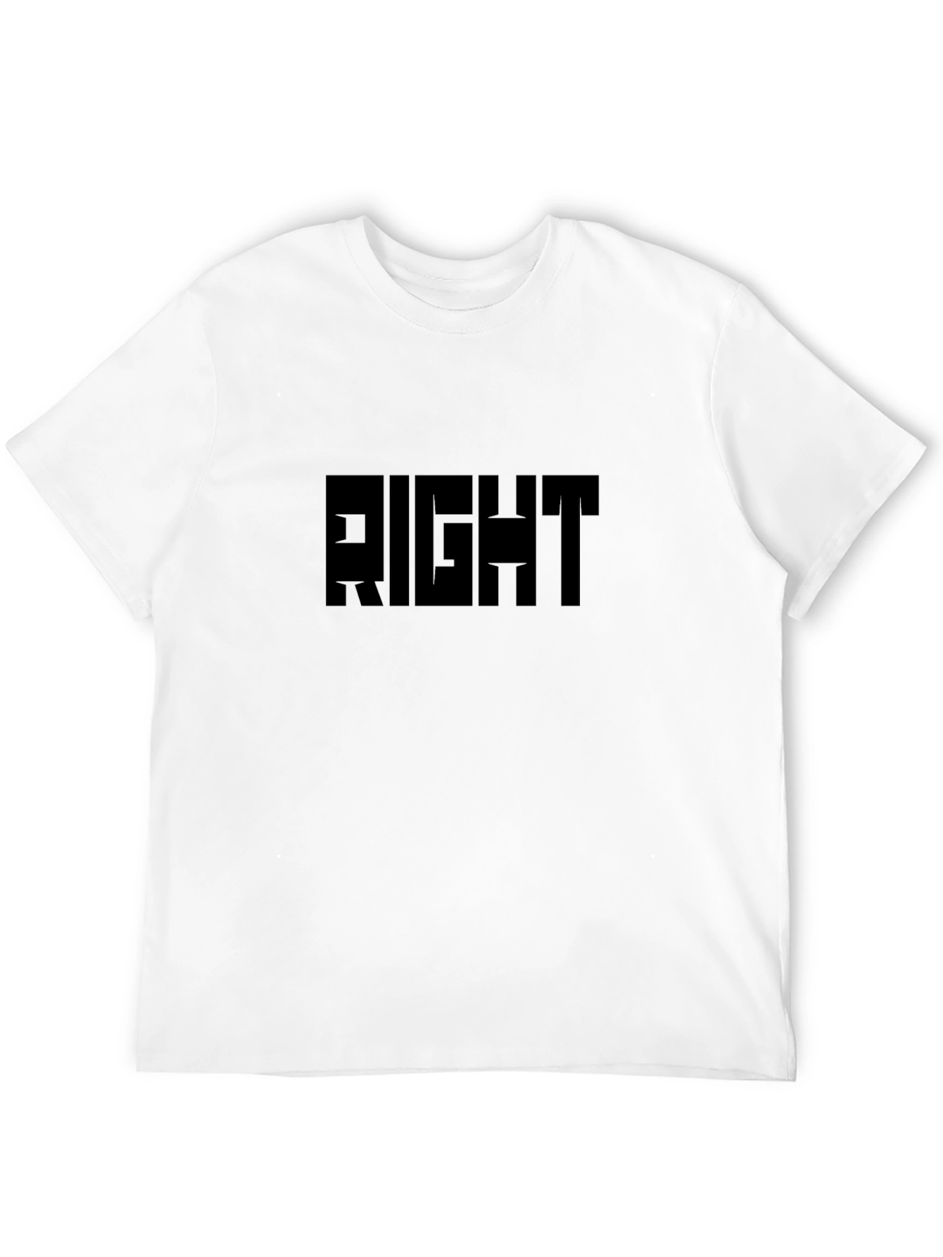 RIGHT Graphic Print T-Shirt - Modern Casual Tee