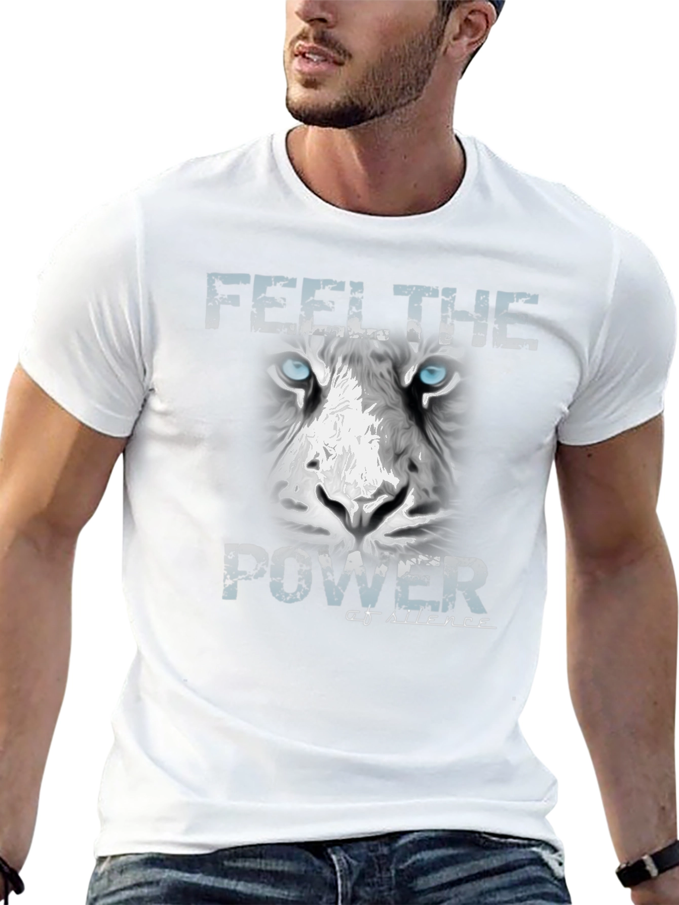 Feel the Power Tiger Graphic T-Shirt