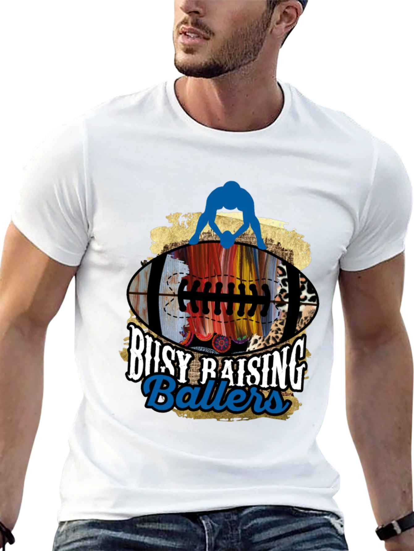 Busy Raising Ballers Graphic Tee