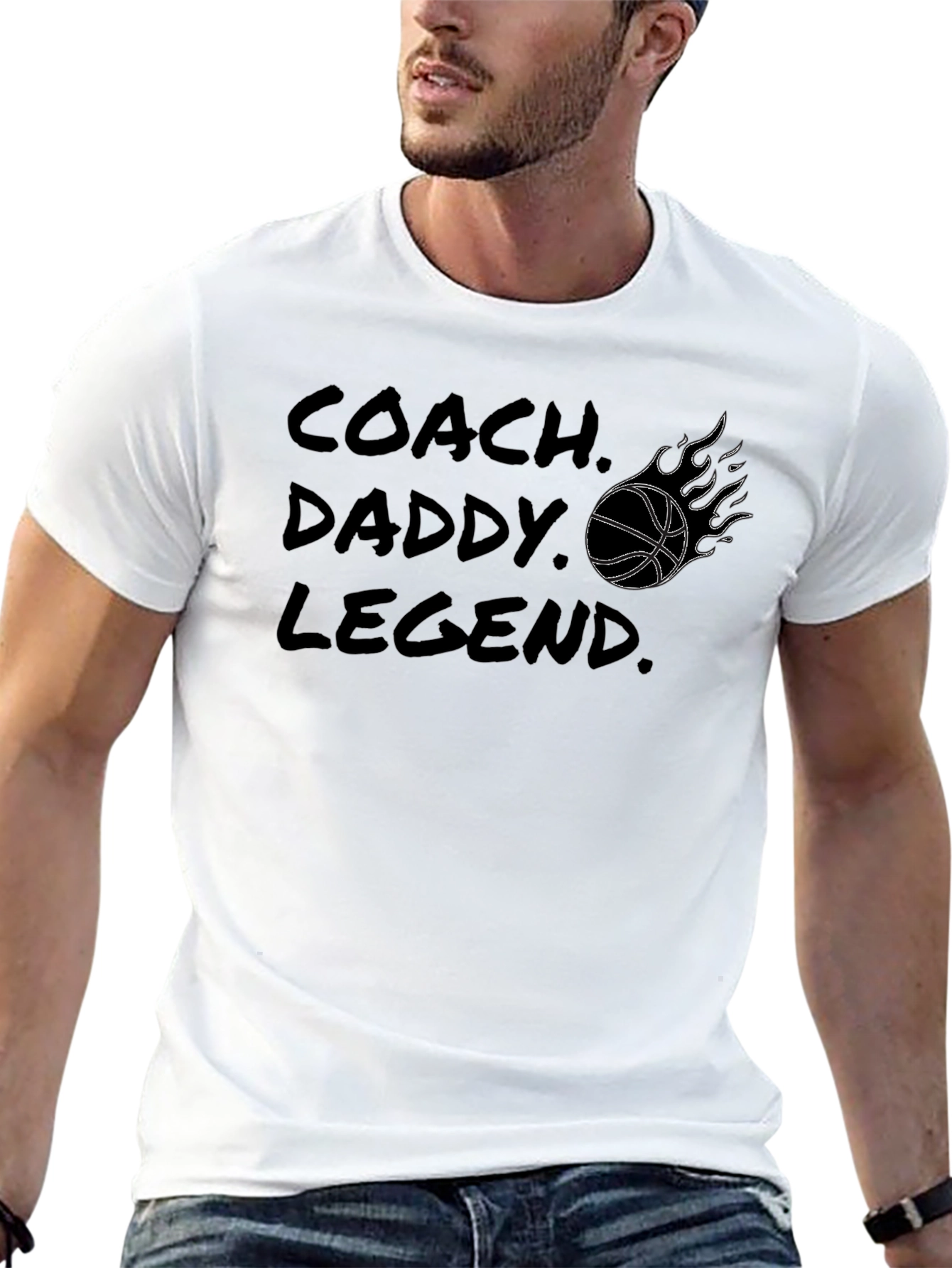 Coach Daddy Legend Graphic Tee
