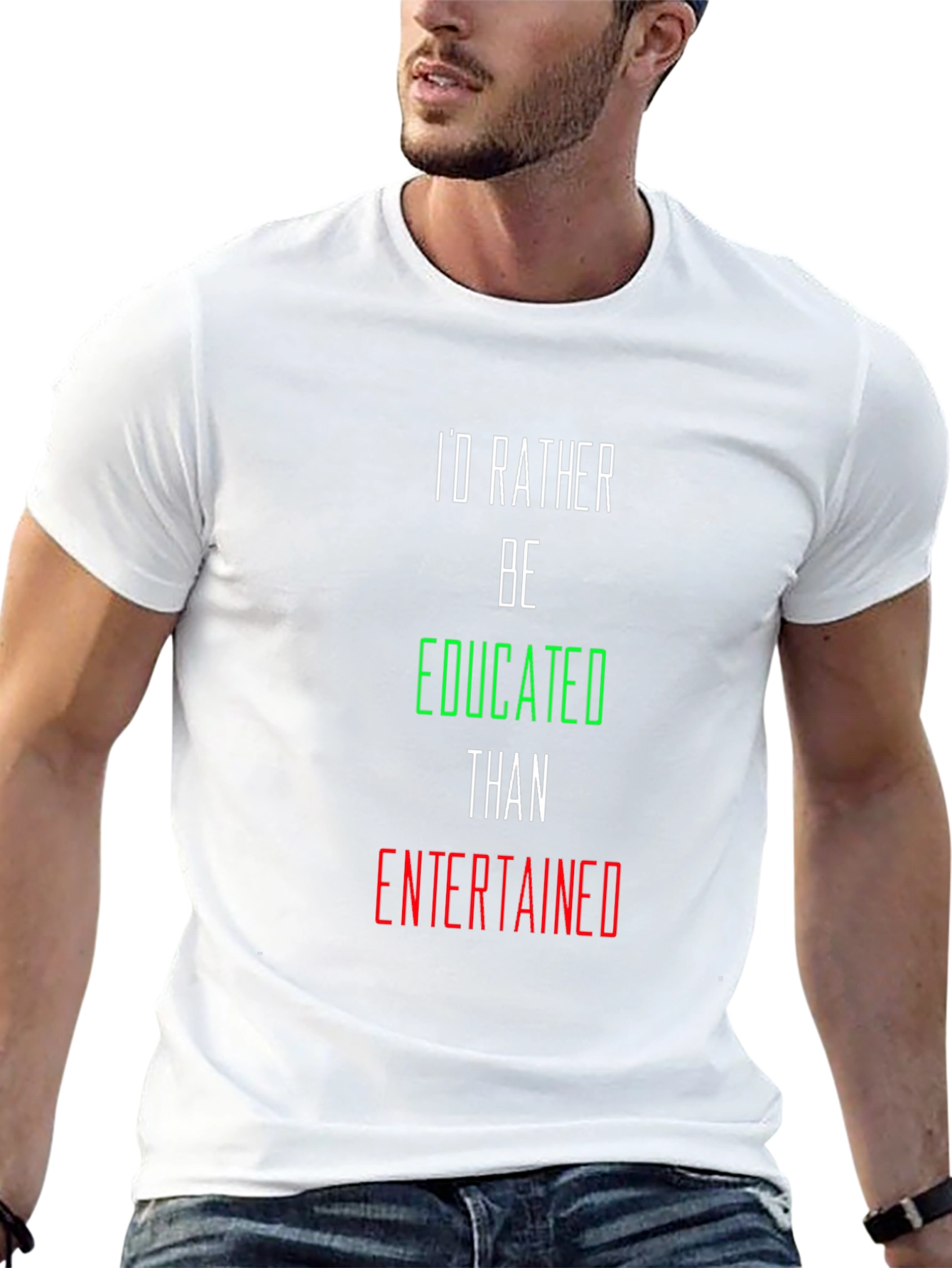 Educated over Entertained Graphic Tee