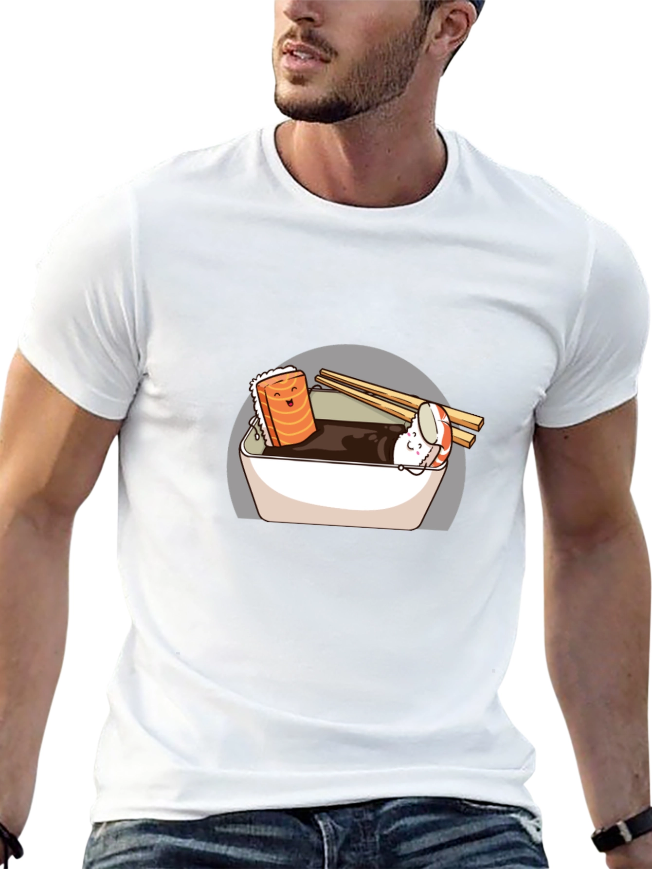 Sushi Lovers T-Shirt - Funny Food Graphic Tee