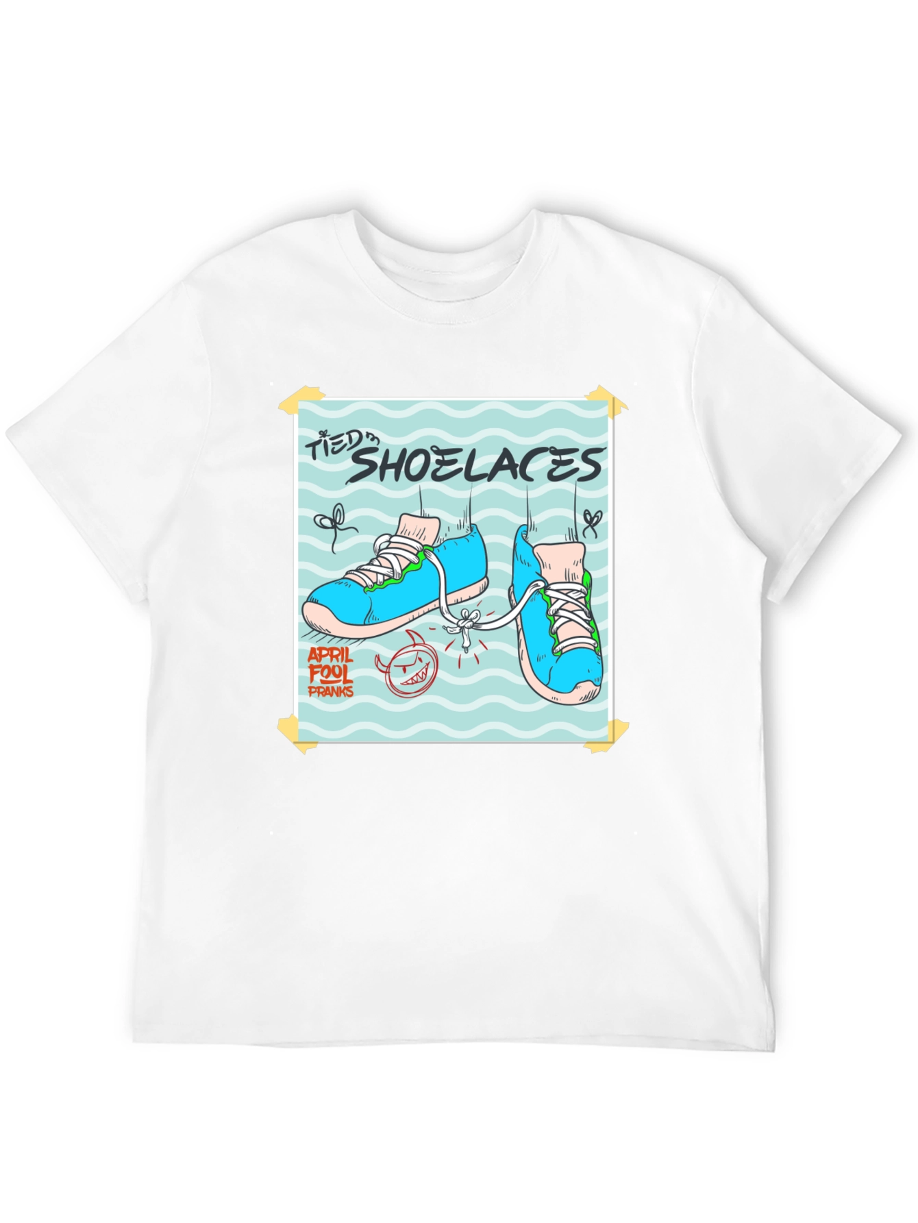 April Fools Shoelaces Prank T-Shirt