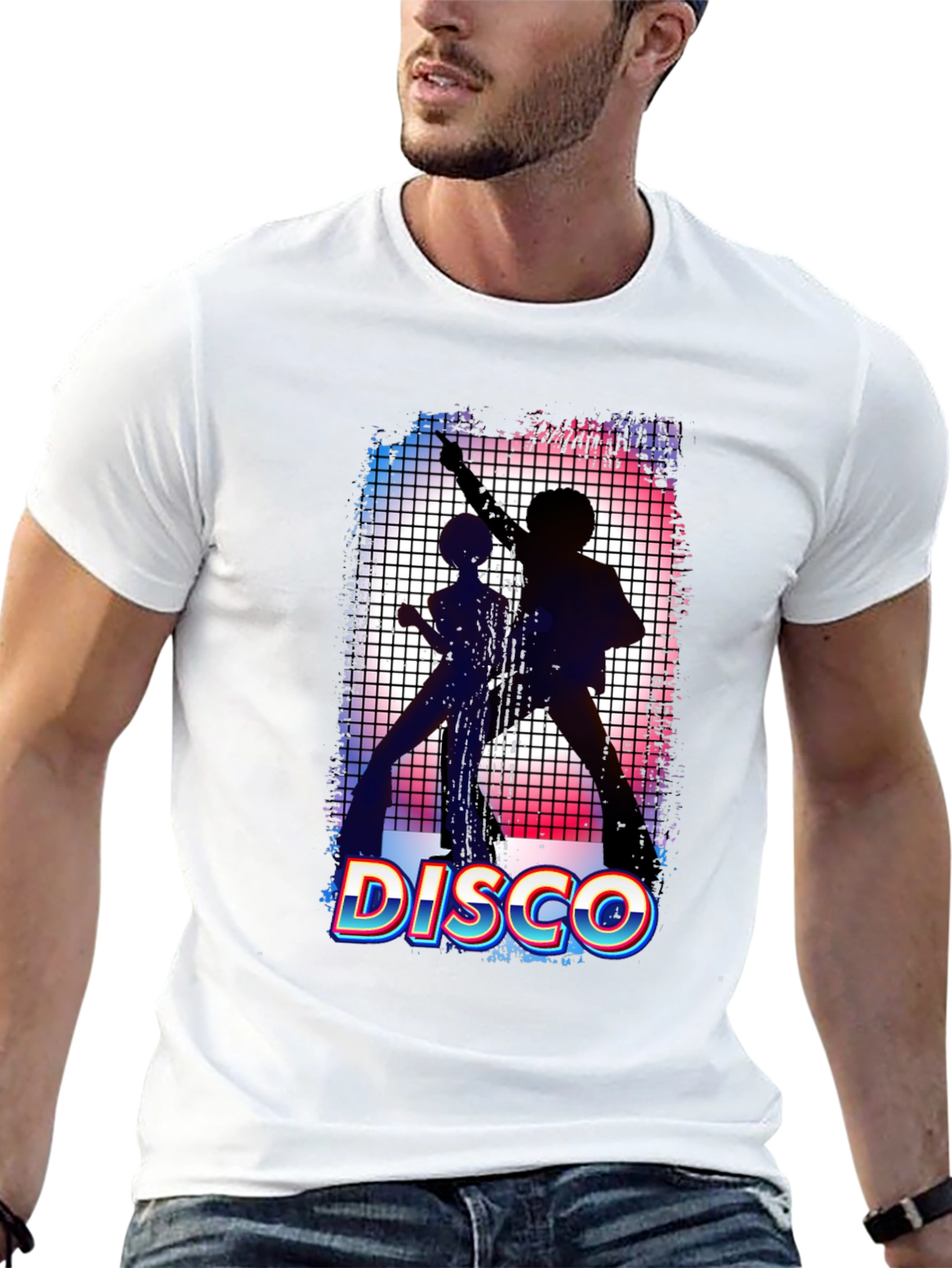 Retro Disco T-Shirt - 70s Dance Style