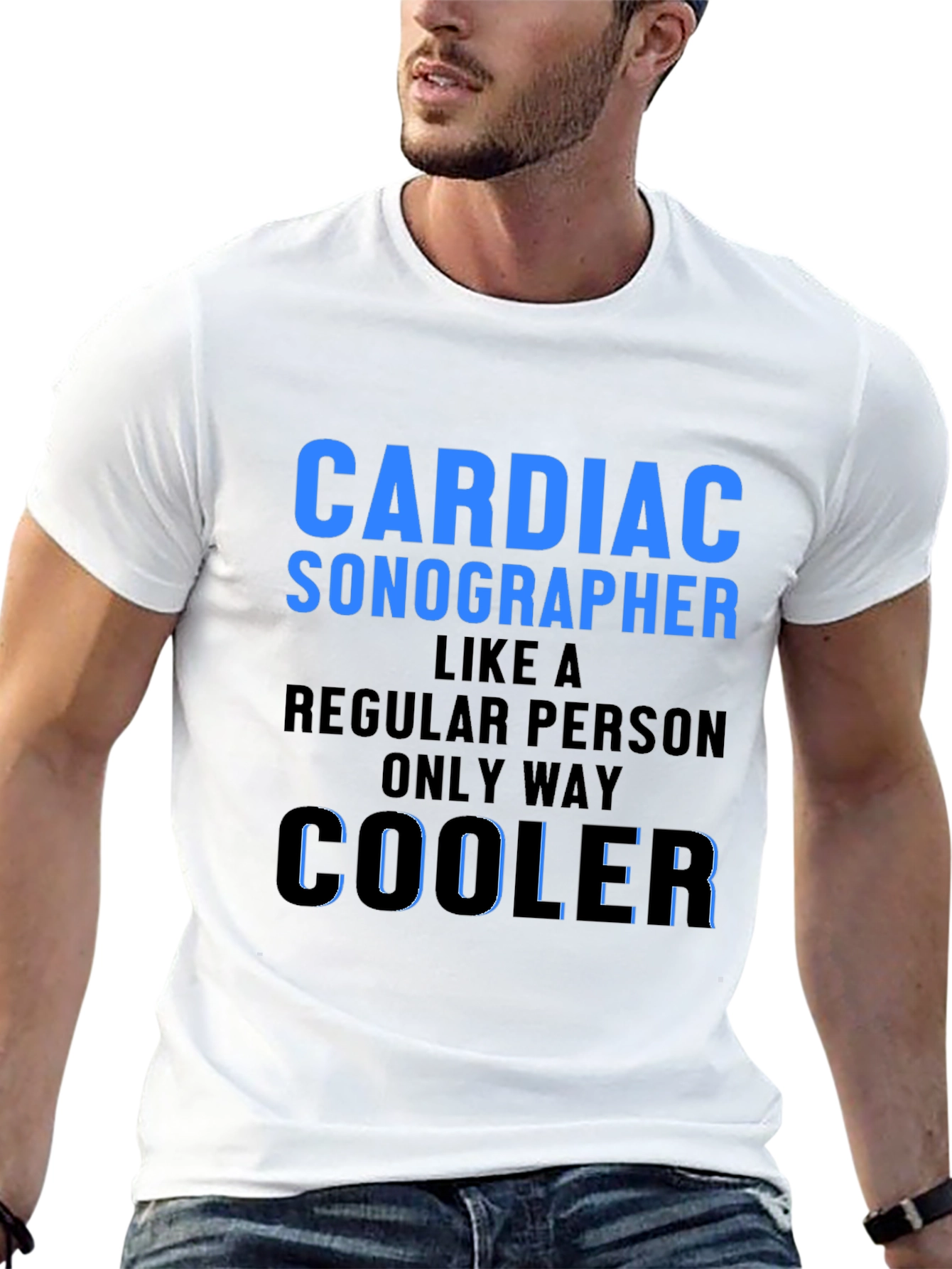 Cardiac Sonographer Cooler T-Shirt