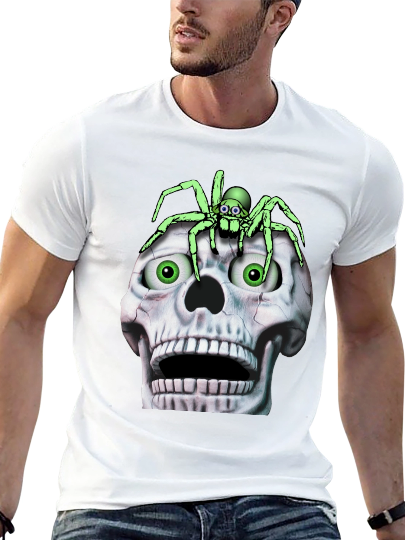 Skull & Spider Graphic Tee