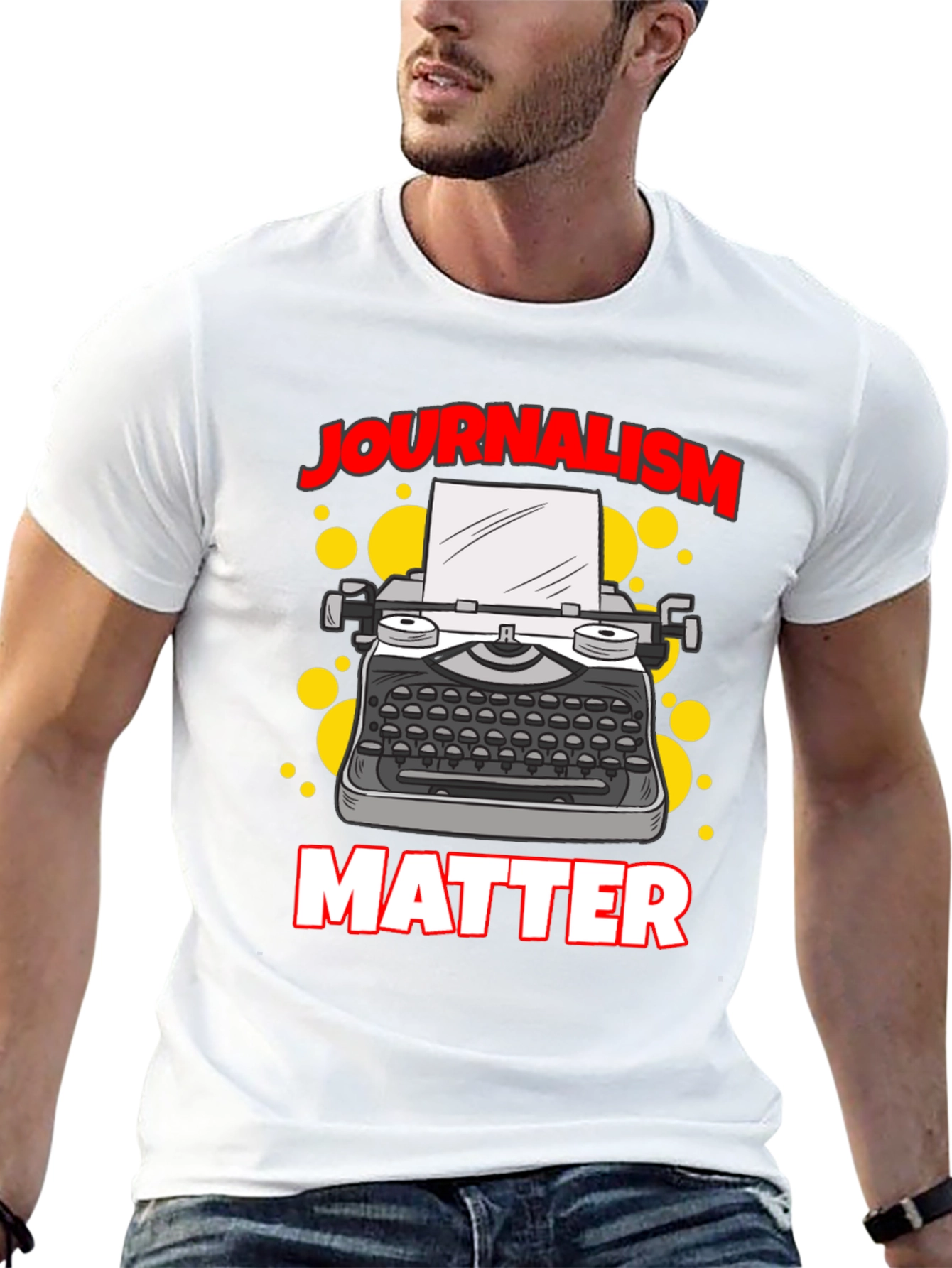 Journalism Matters Graphic Tee - Black T-Shirt