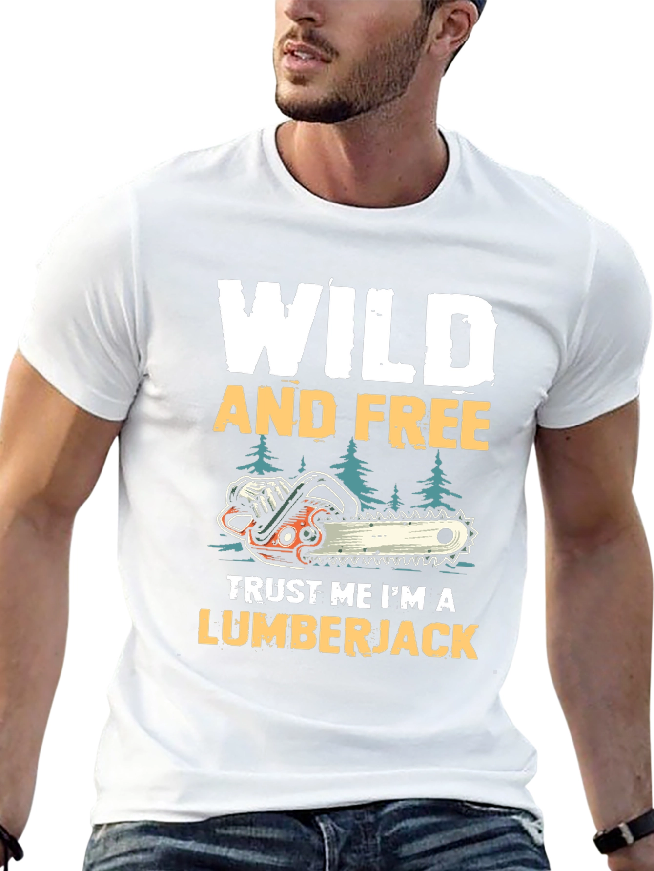 Wild and Free Lumberjack T-Shirt