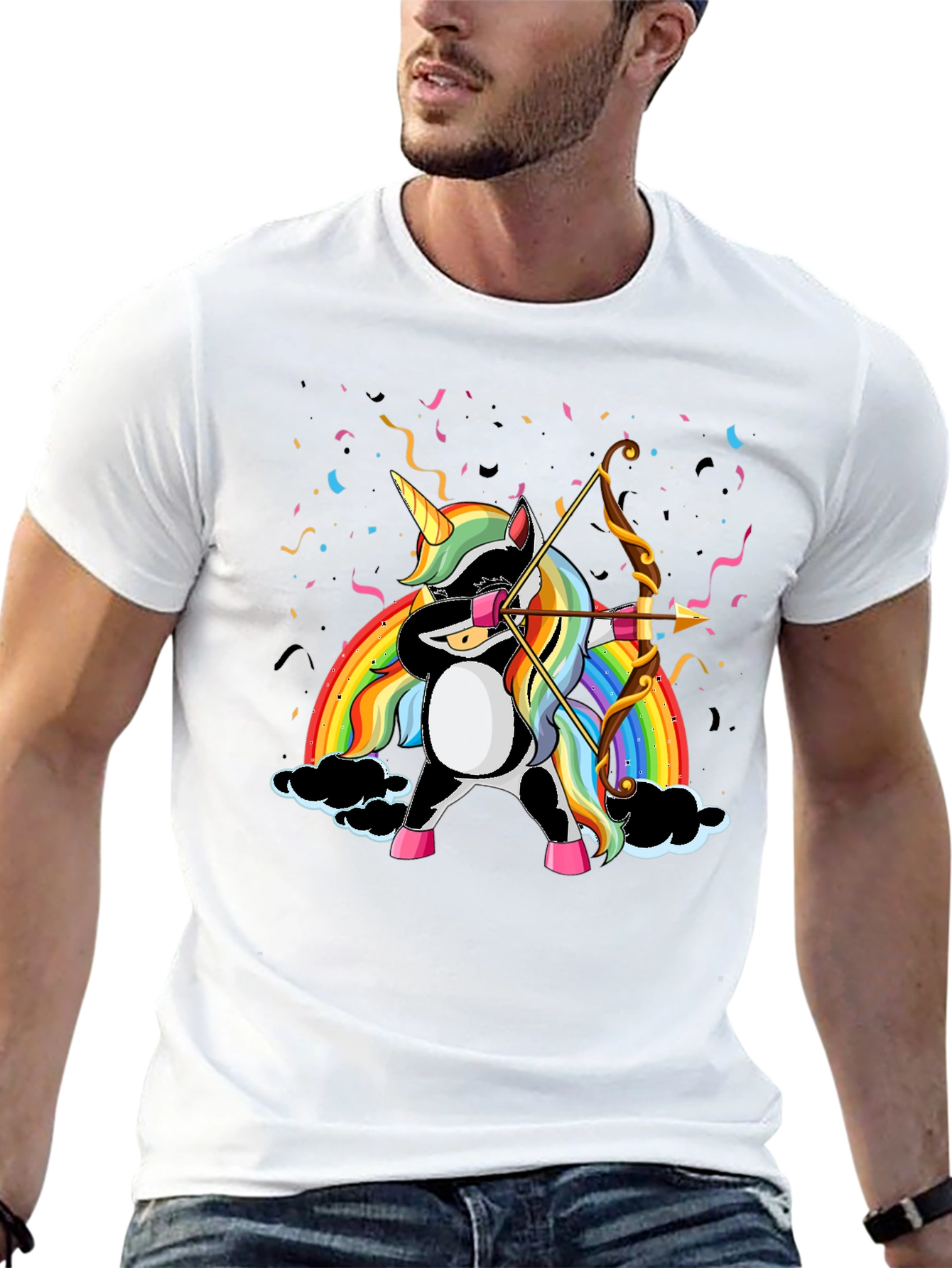 Unicorn Archer T-Shirt - Rainbow Magic