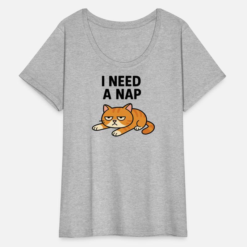 Grumpy Cat Lying Down Illustration