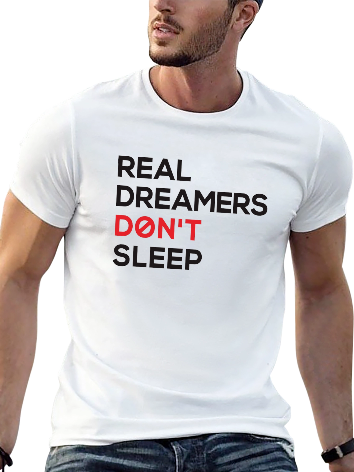 Real Dreamers Dont Sleep Graphic Tee