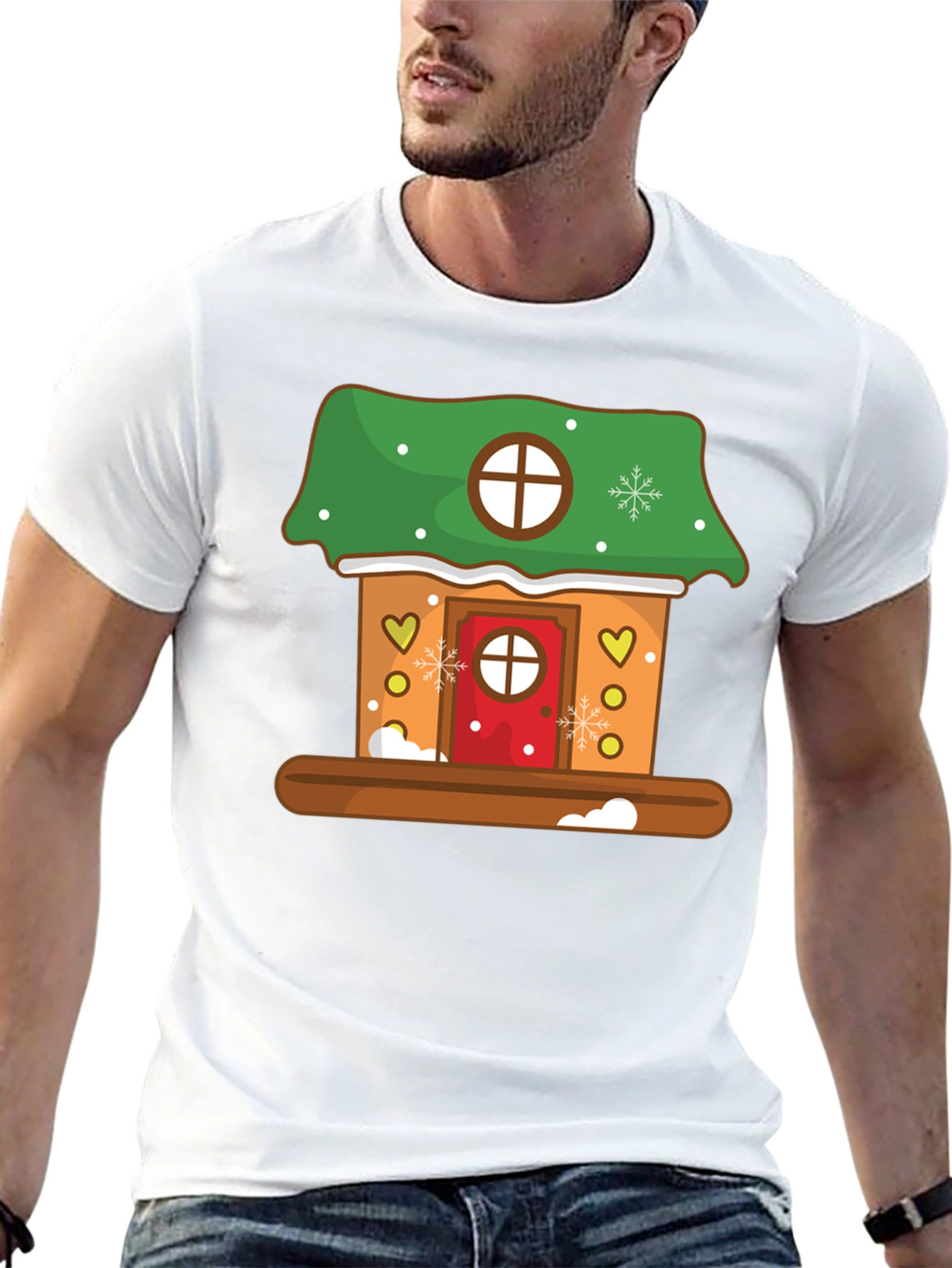 Gingerbread House T-Shirt - Holiday Festive