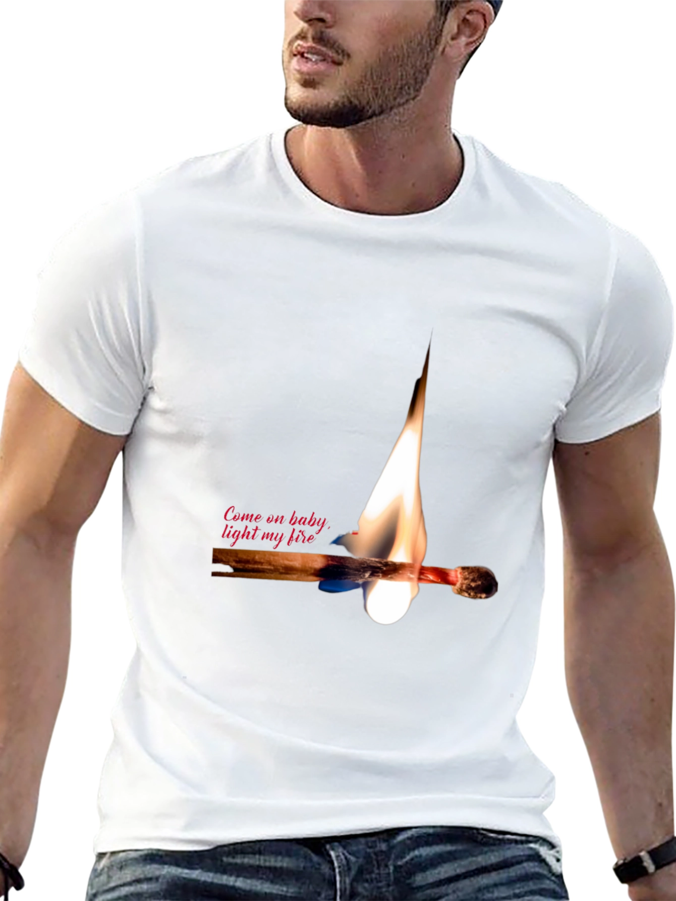 Light My Fire Graphic Tee - Black T-Shirt