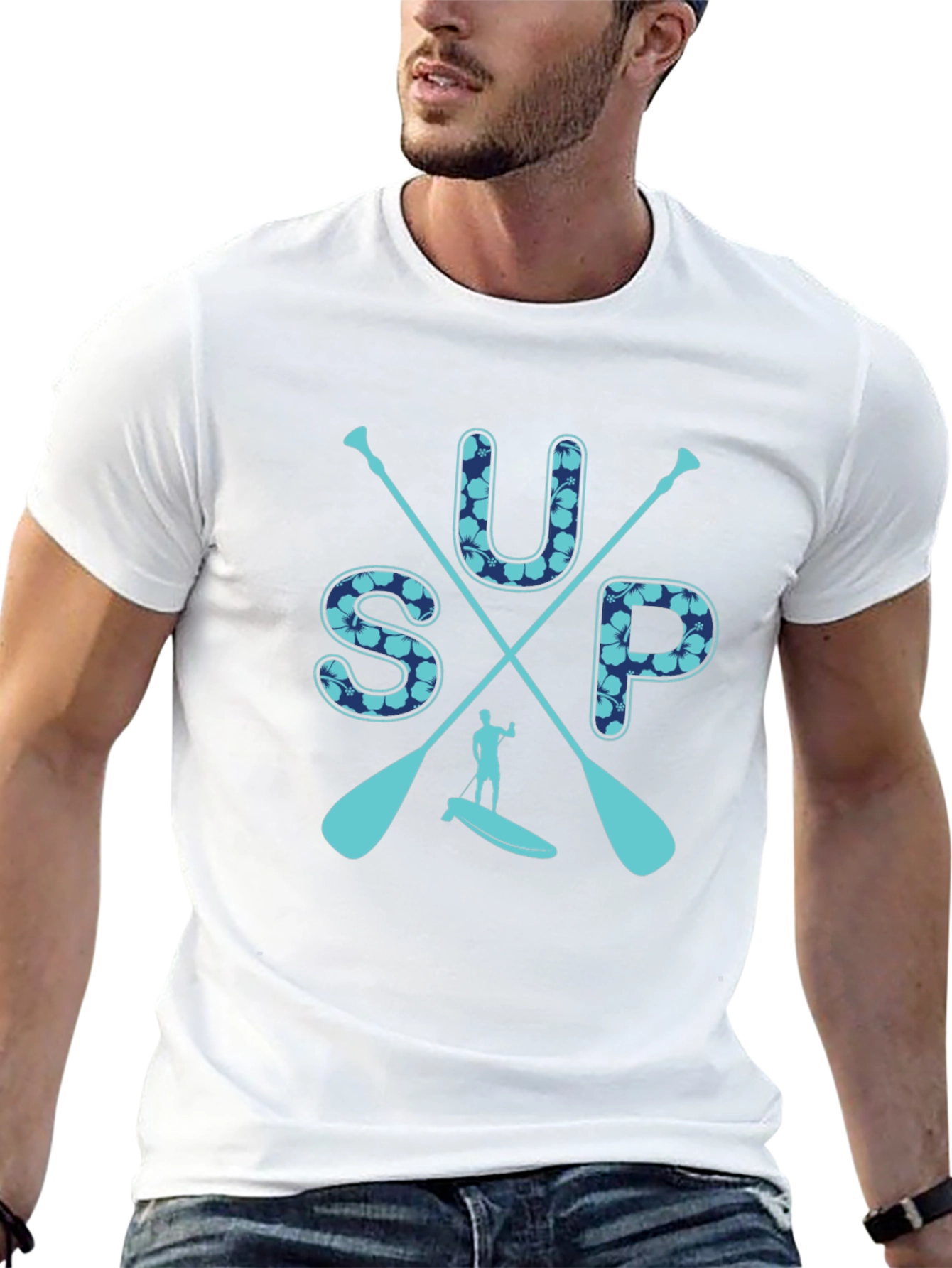 SUP Paddle Boarding Graphic Tee