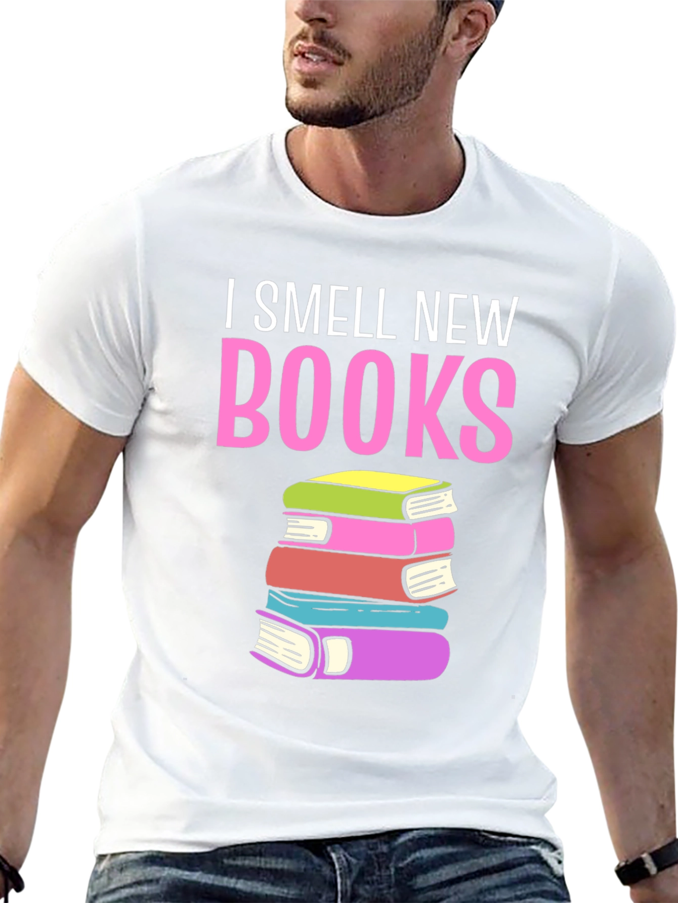 I Smell New Books Graphic Tee