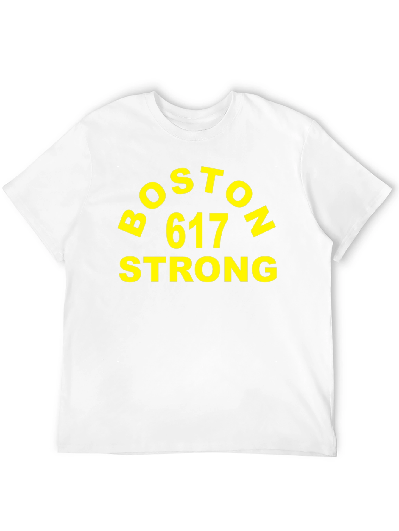 Boston 617 Strong Black T-Shirt