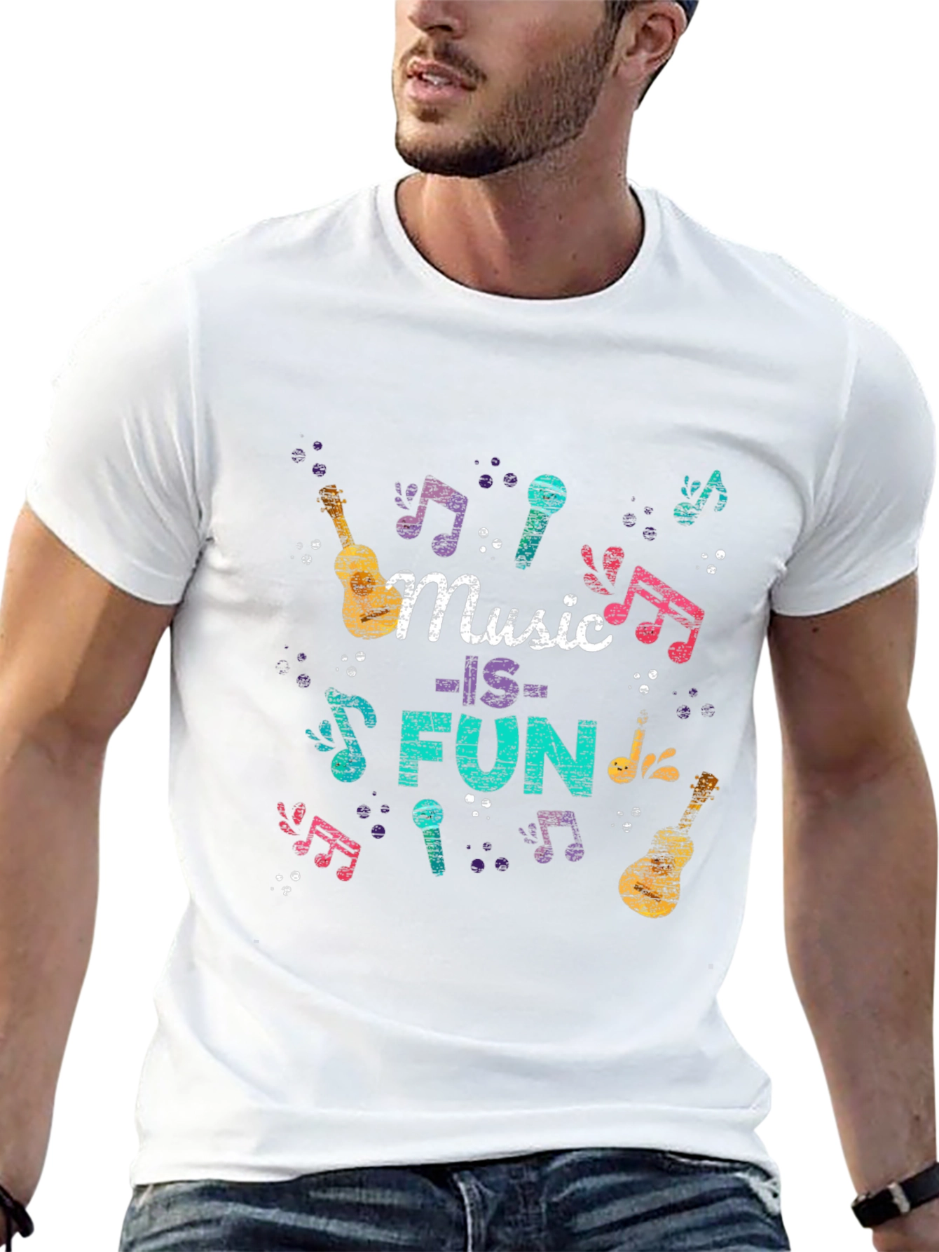 Music Is Fun Graphic T-Shirt