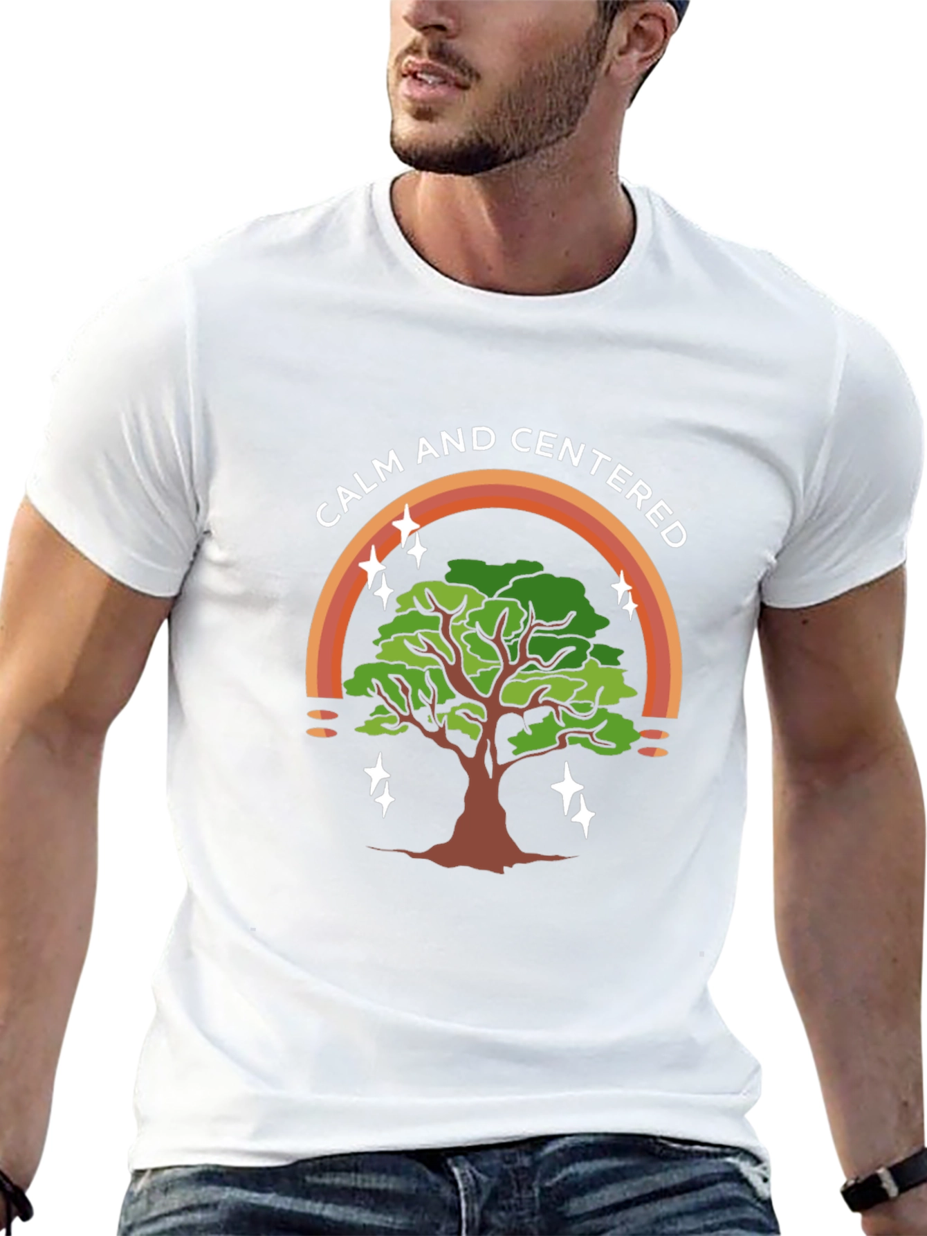 Calm & Centered Tree Graphic Tee