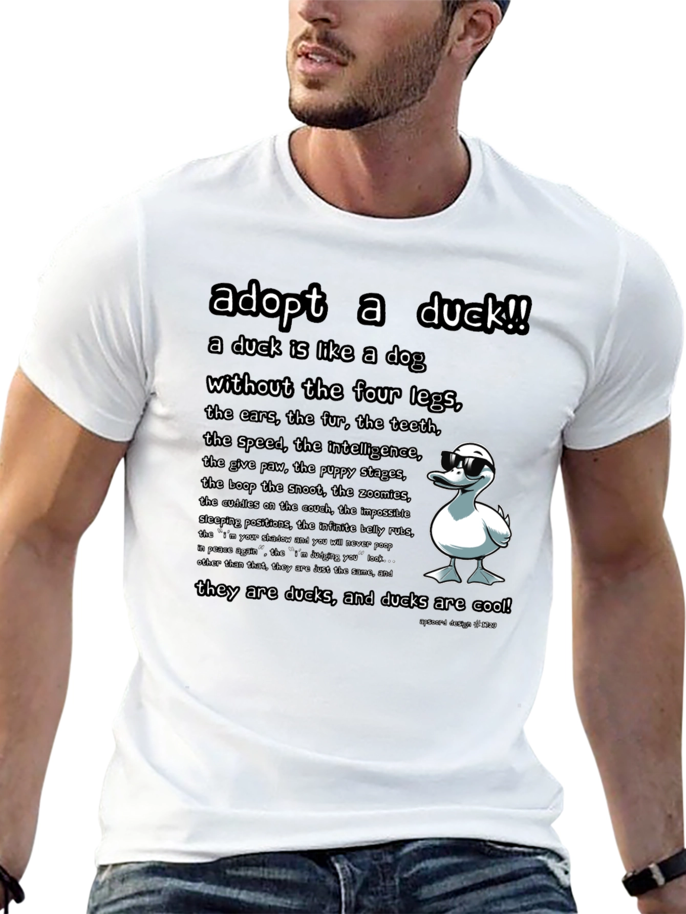 Adopt a Duck Graphic T-Shirt