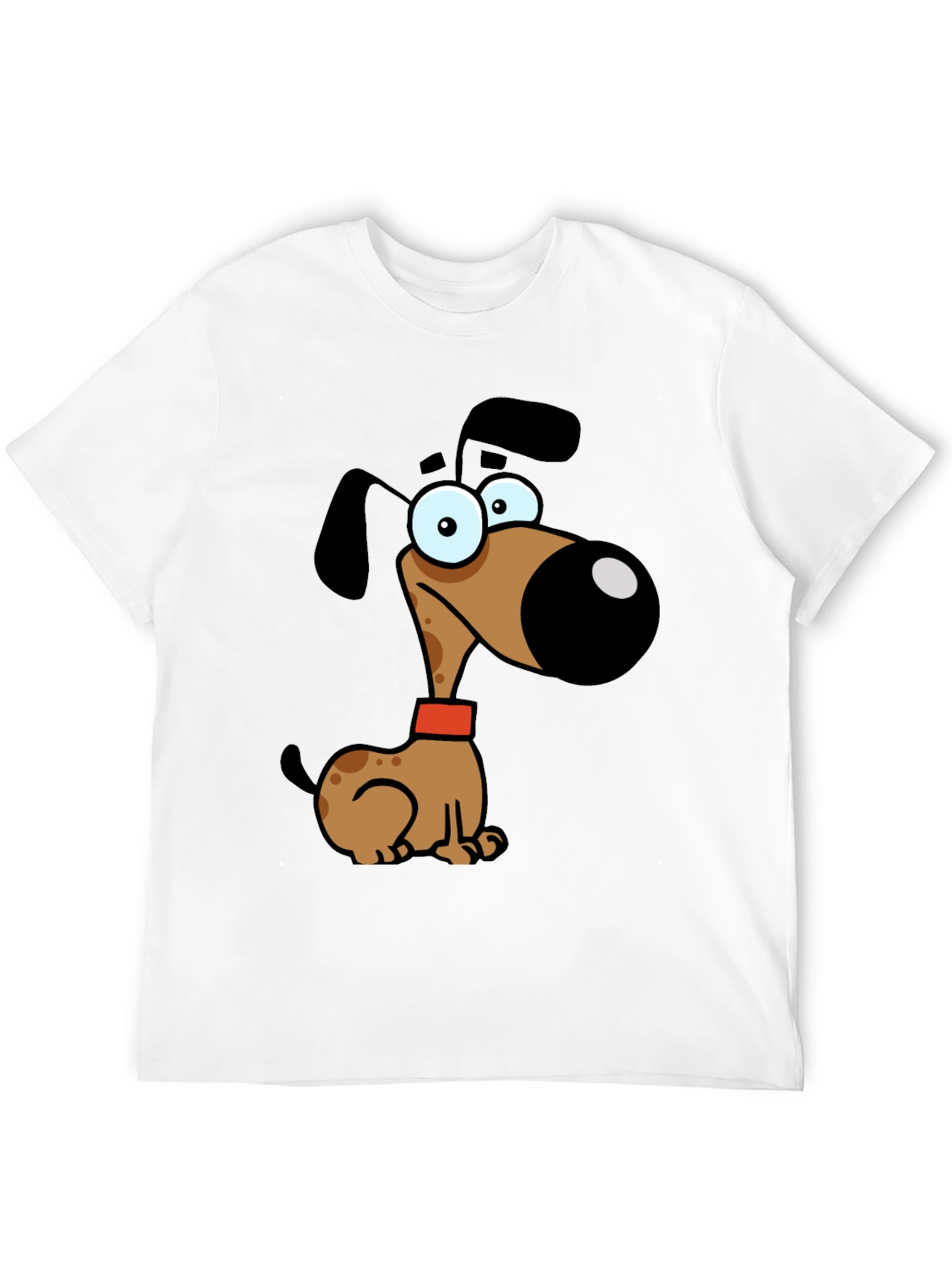 Cartoon Dog Graphic T-Shirt - Cute Pet Lover Tee