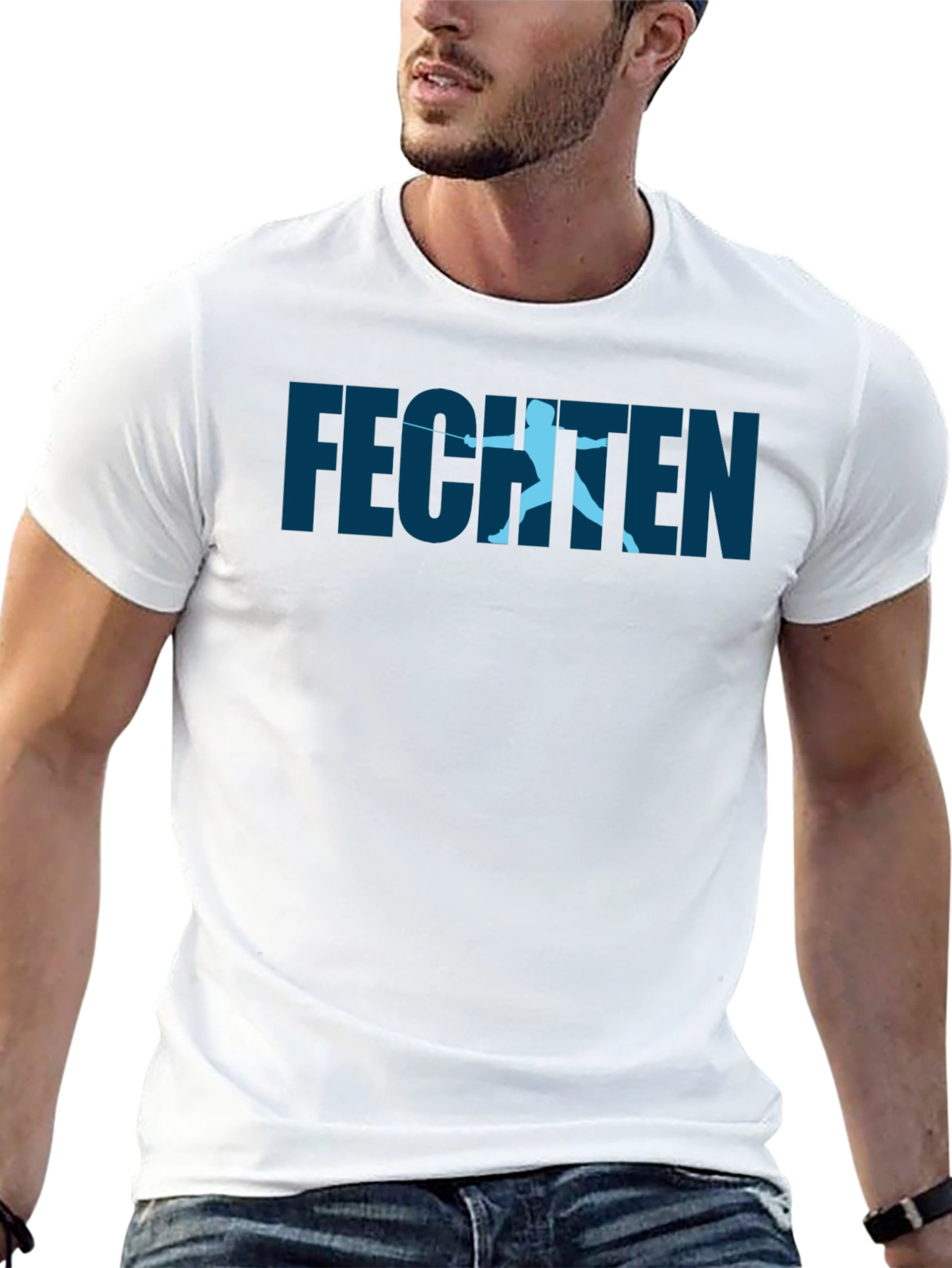 Fencing T-Shirt - Fechten Design