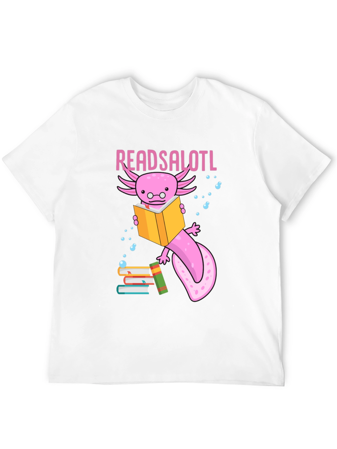 ReadsALOTL Axolotl Reading T-Shirt