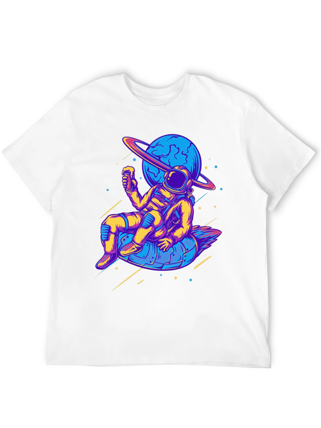 Astronaut in Space Graphic T-Shirt