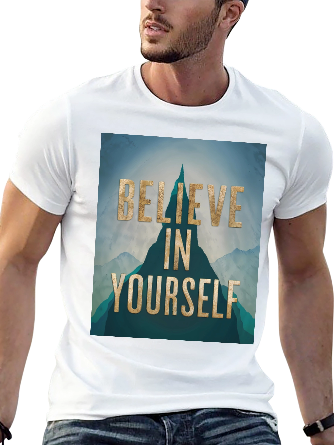 Believe in Yourself Graphic Tee - Motivational T-Shirt