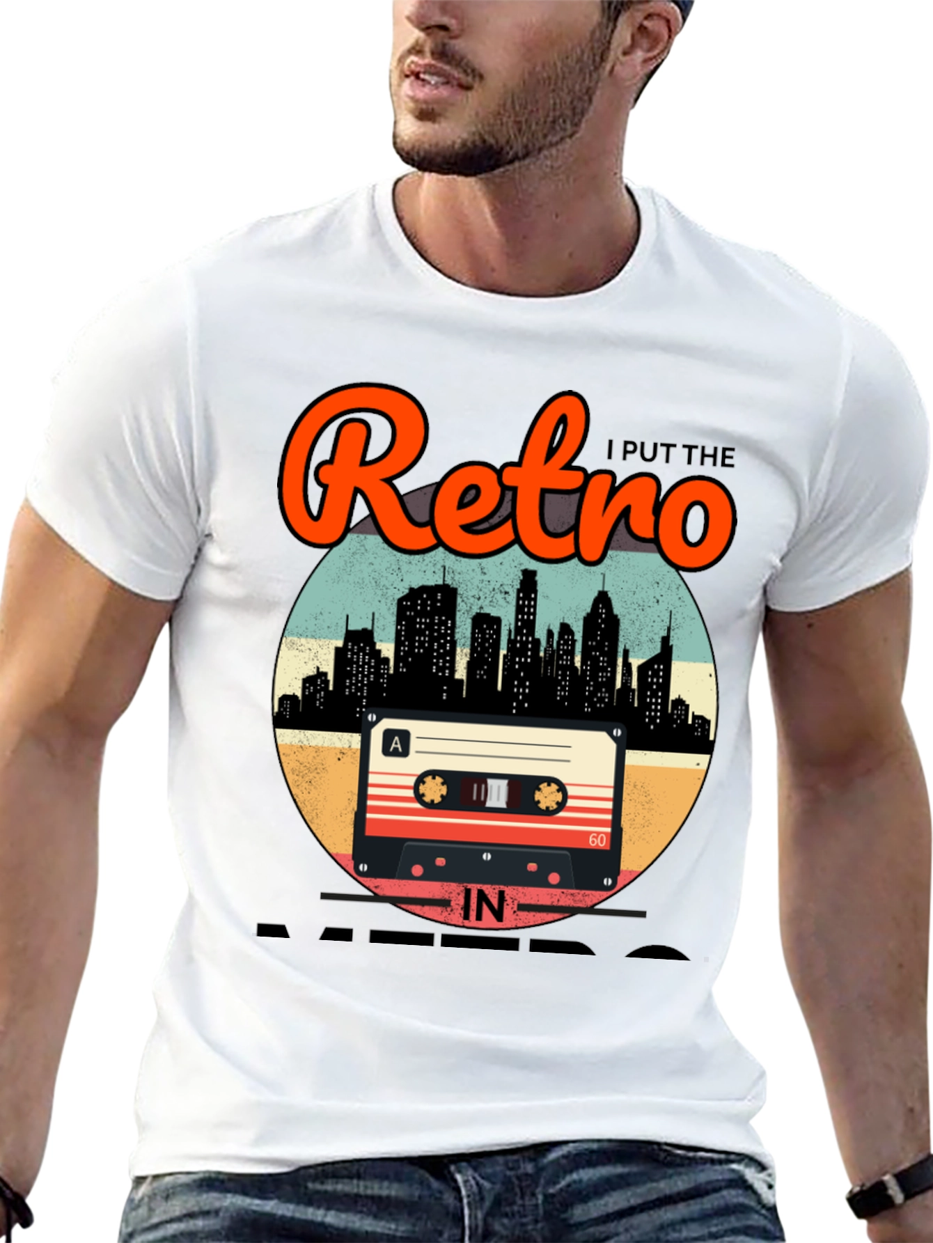 Retro Cassette Tape Graphic T-Shirt