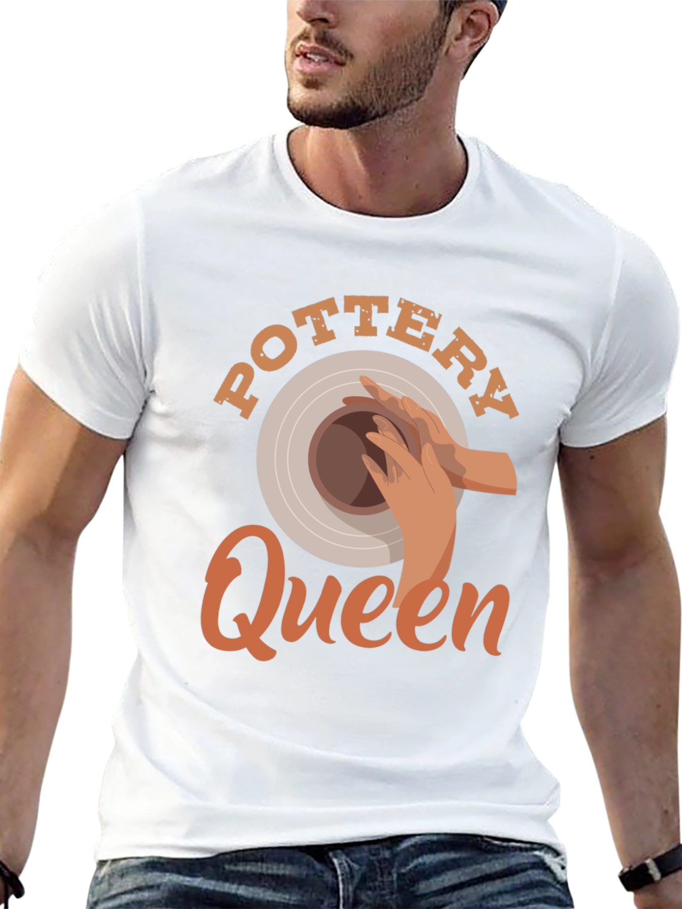 Pottery Queen Graphic T-Shirt - Artsy Gift