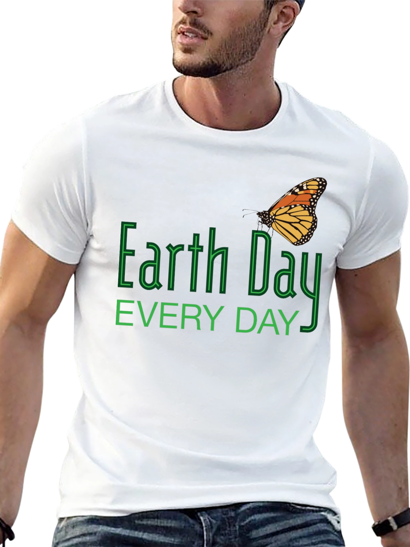 Earth Day Everyday Black T-Shirt