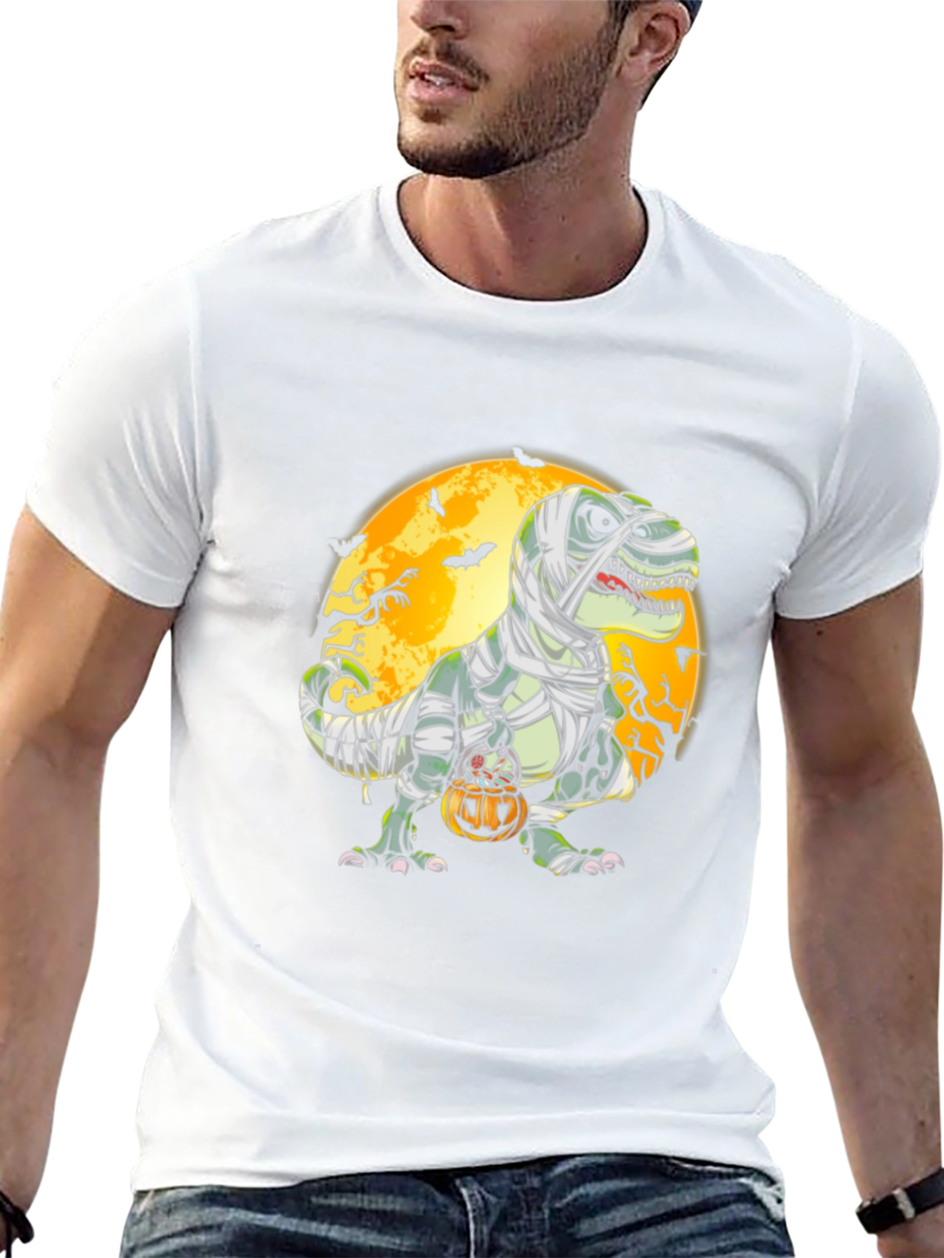 Halloween Mummy Dinosaur T-Shirt
