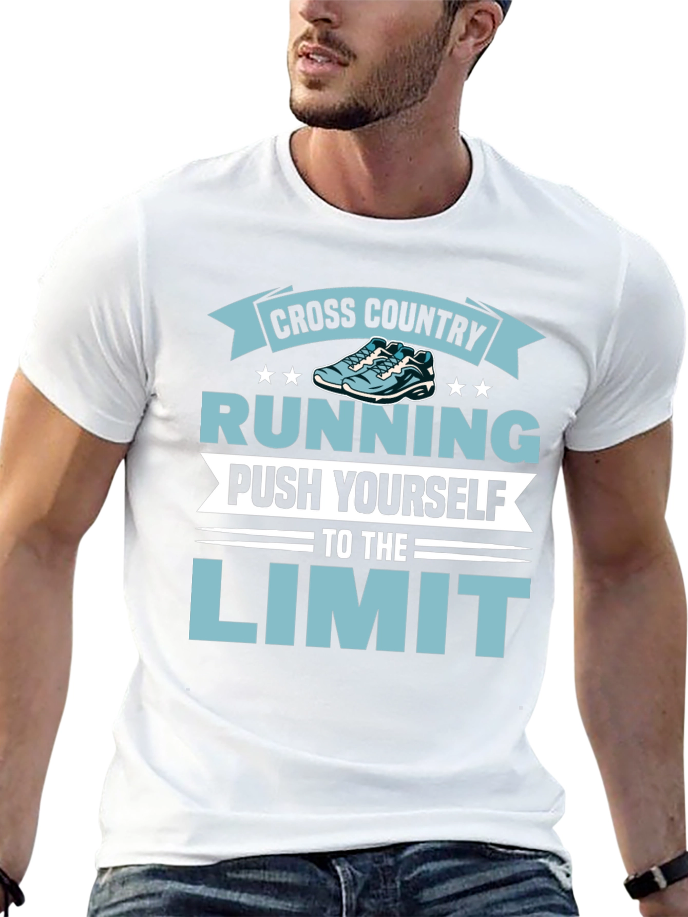 Cross Country Running Graphic Tee