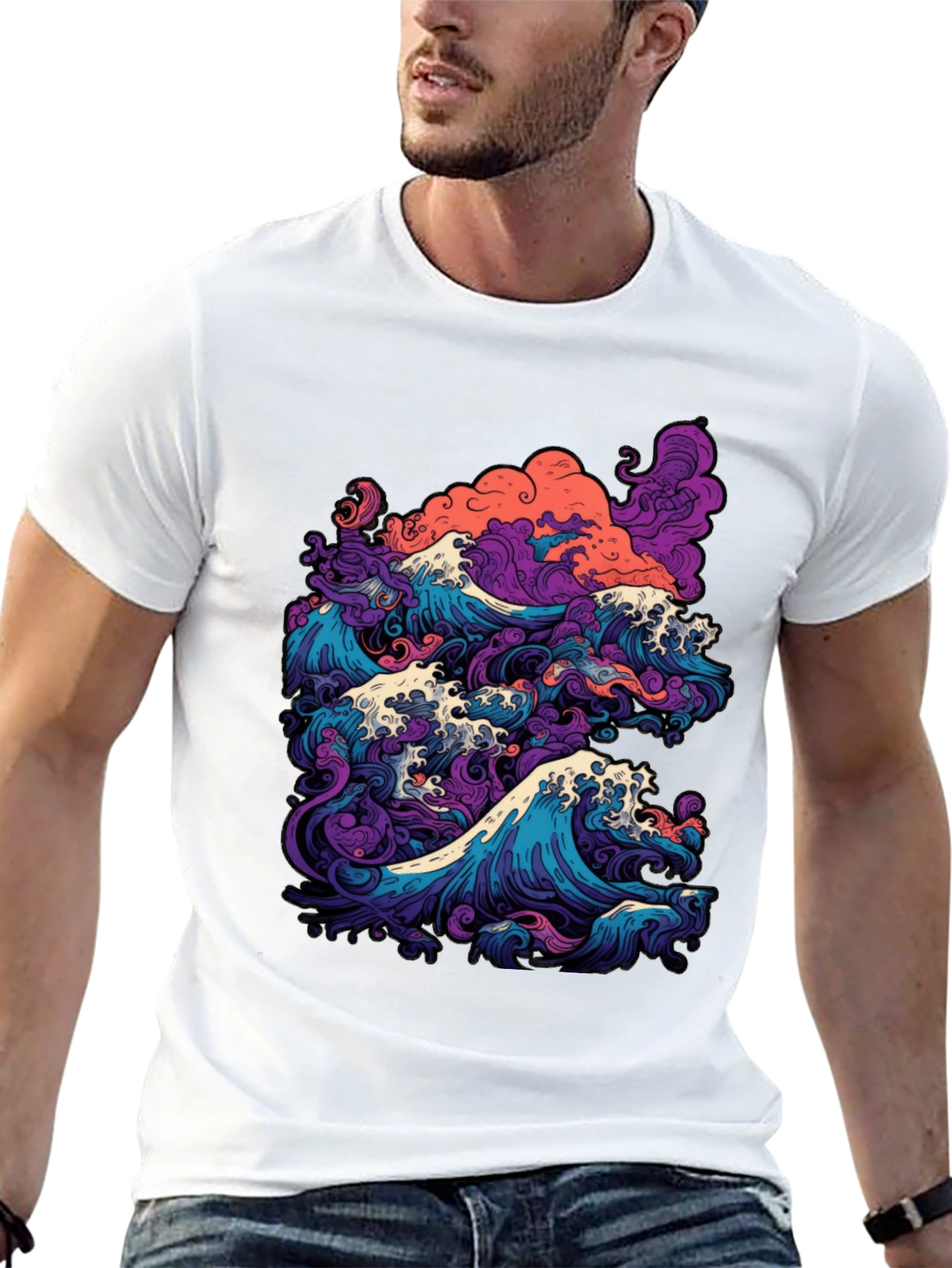 Ocean Wave Graphic T-Shirt