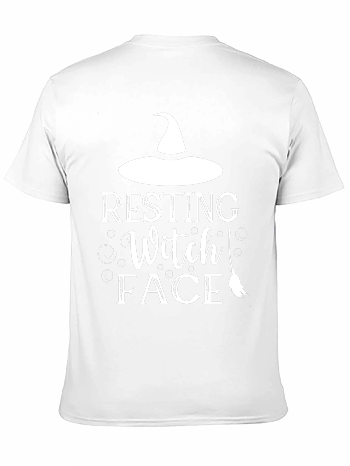 Resting Witch Face T-Shirt - Halloween Graphic Tee