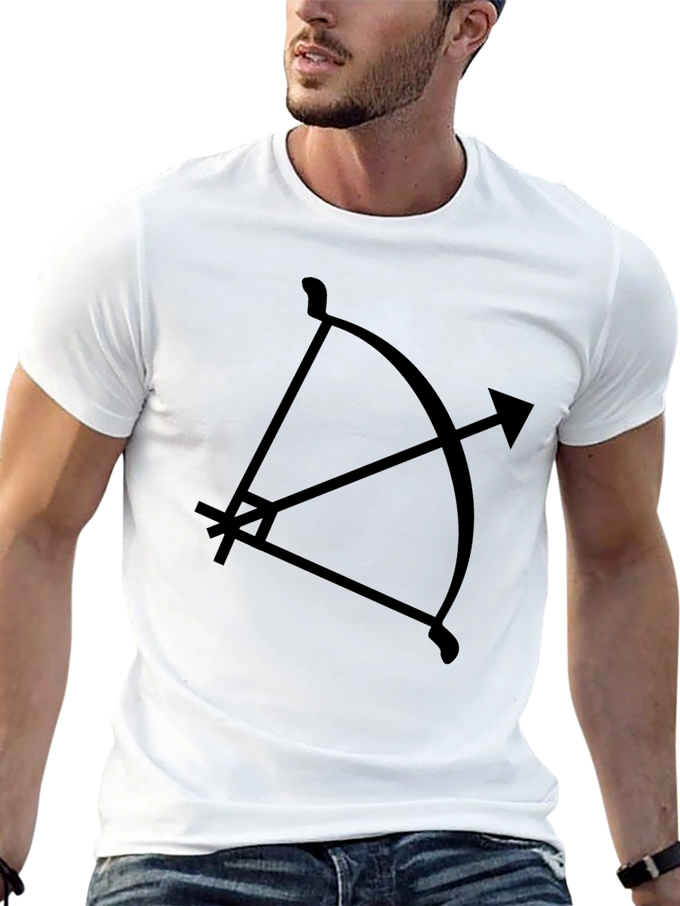 Sagittarius Zodiac Black T-Shirt