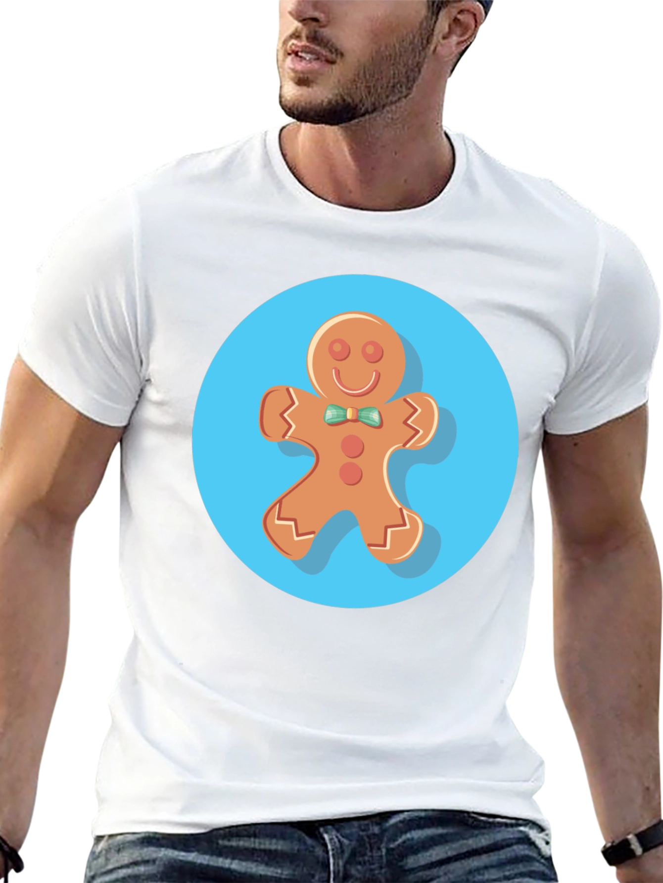 Gingerbread Man Graphic Tee - Holiday Style