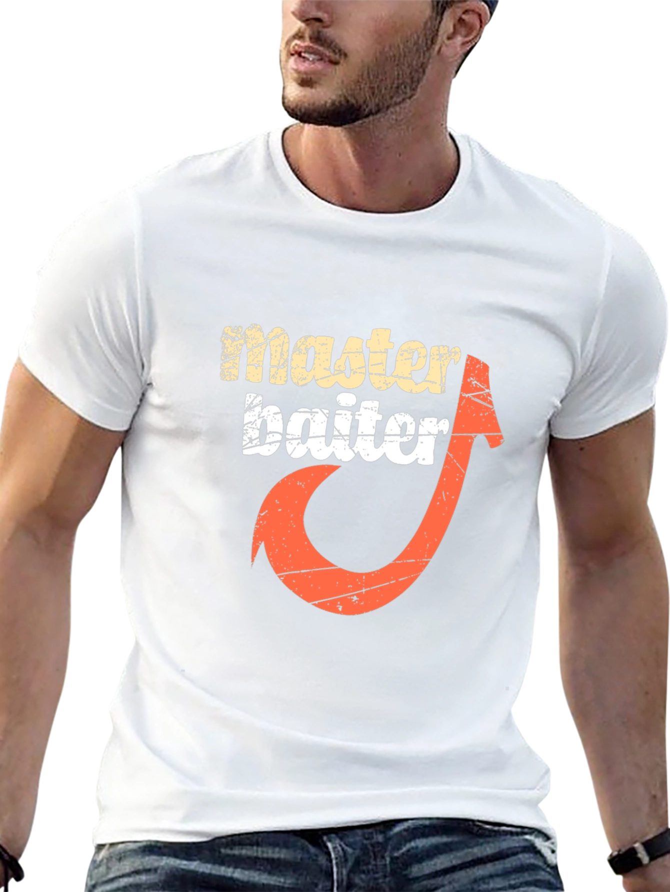 Master Baiter Funny Fishing Hook T-Shirt