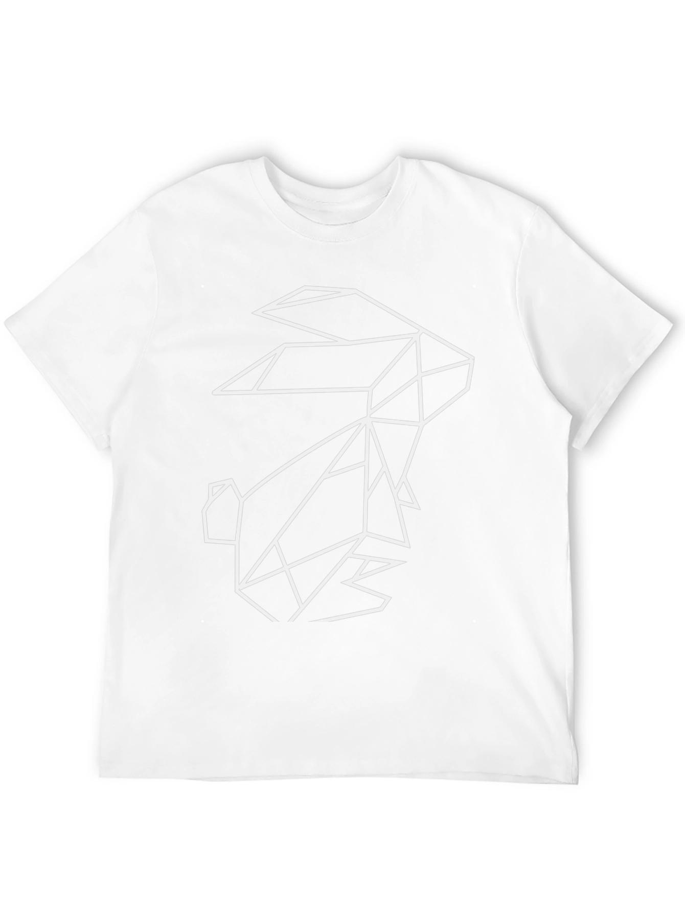 Geometric Rabbit Graphic T-Shirt