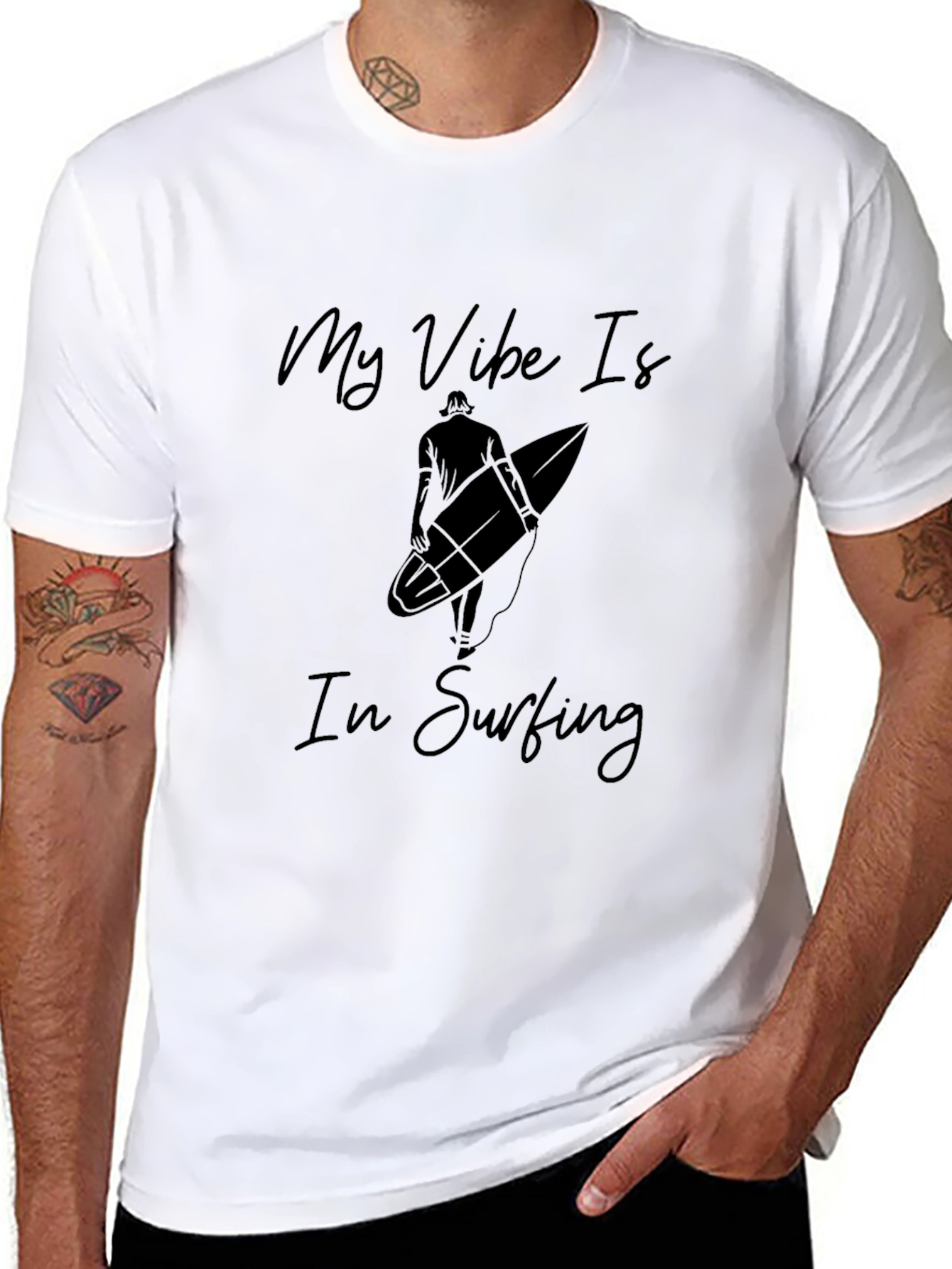 My Vibe Is In Surfing - Graphic T-Shirt